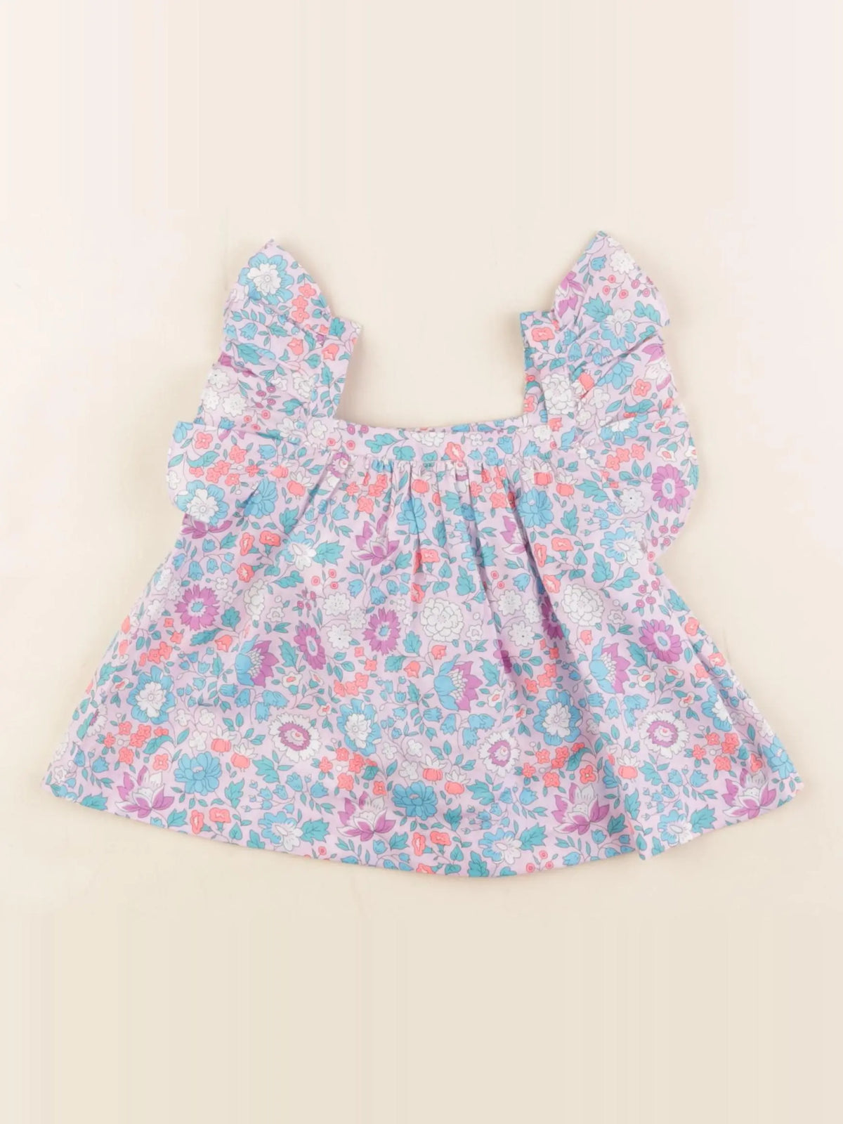 Jacadi - blouse liberty violet - 12 mois