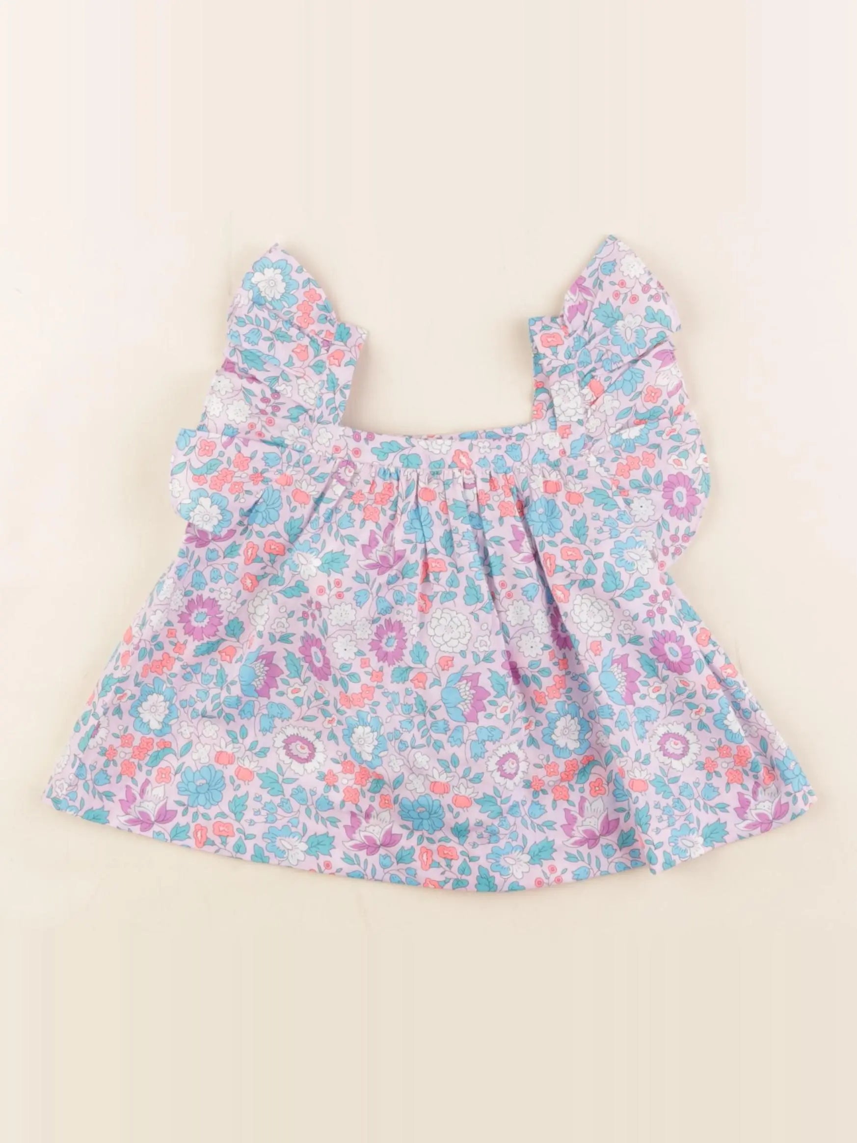 Jacadi - blouse liberty violet - 12 mois