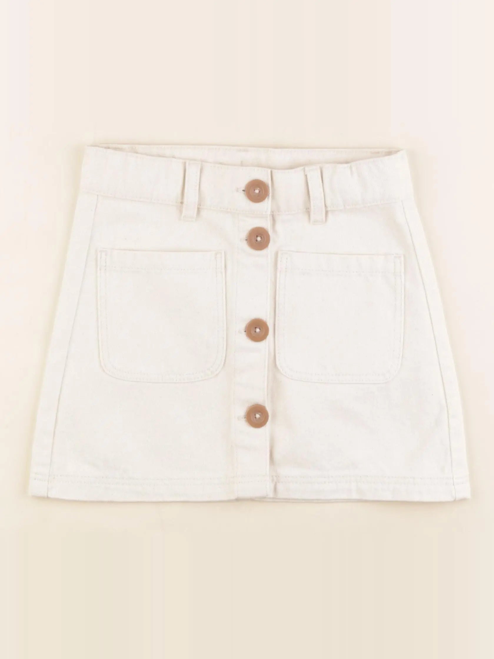 Petit Bateau - jupe blanc - 6 ans