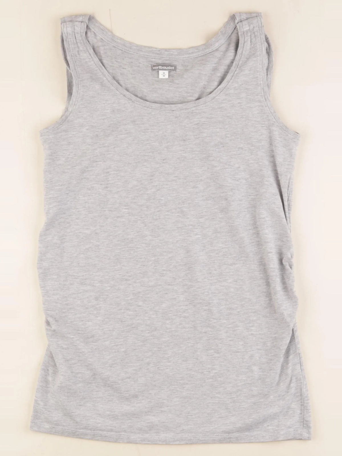 Vertbaudet - débardeur grossesse gris - 34 à 36