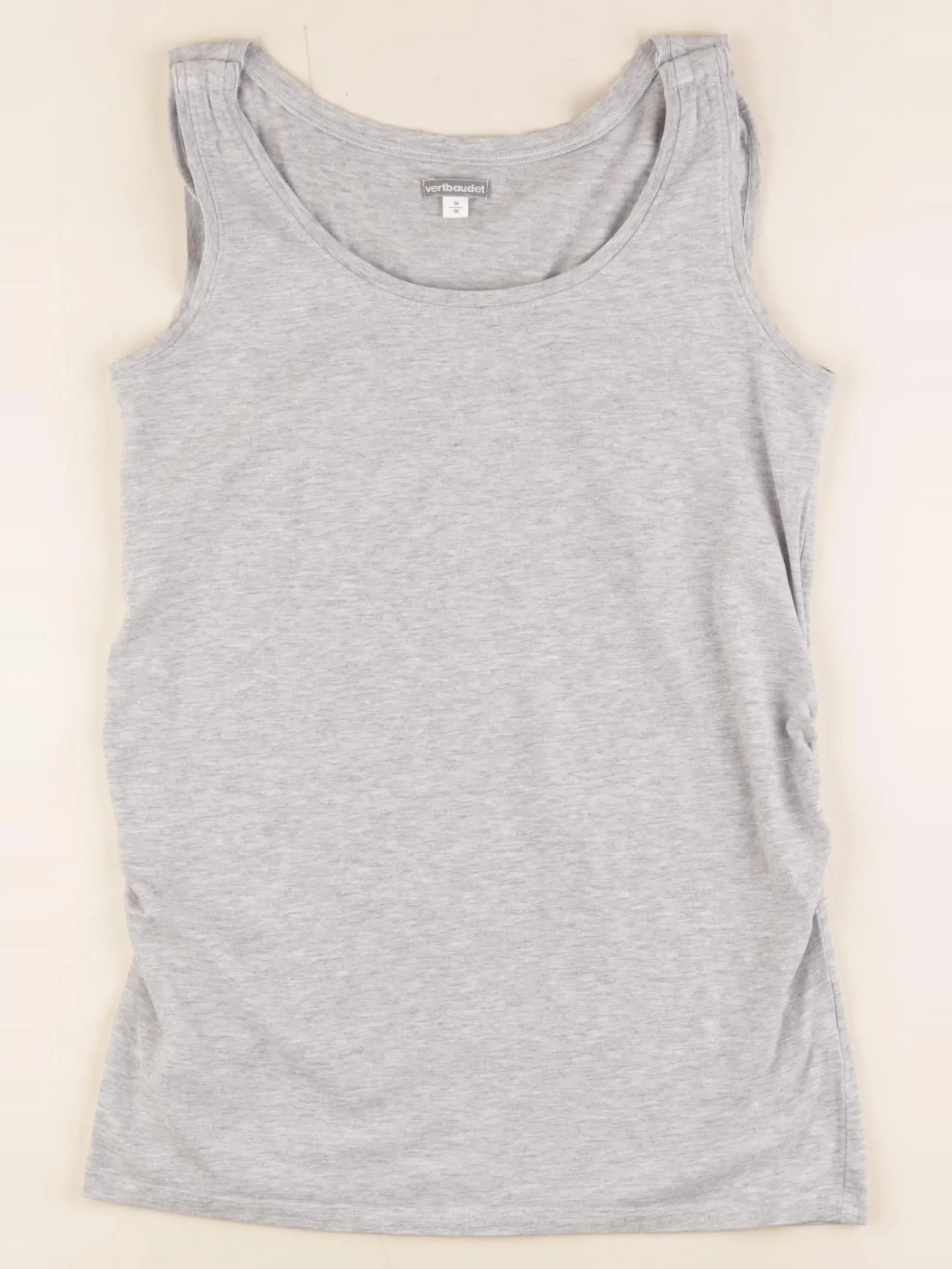 Vertbaudet - débardeur grossesse gris - 34 à 36
