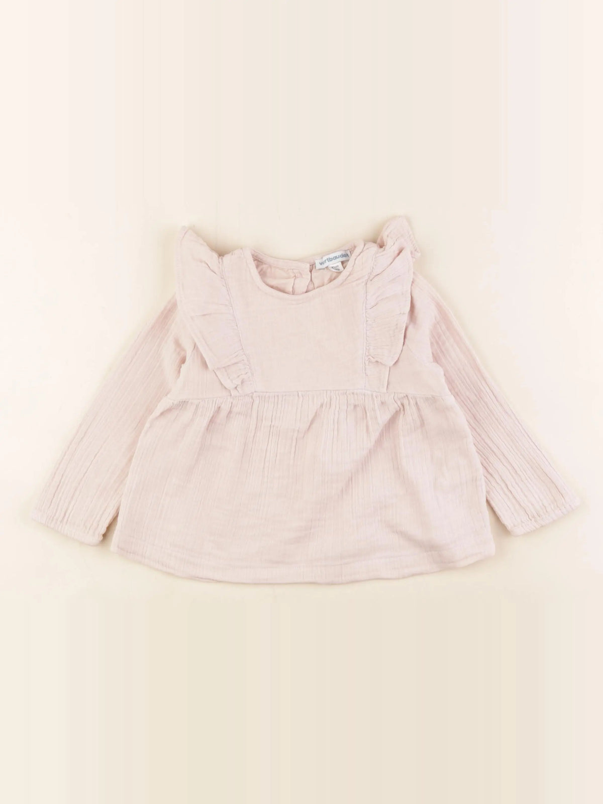 Vertbaudet - blouse rose - 18 mois