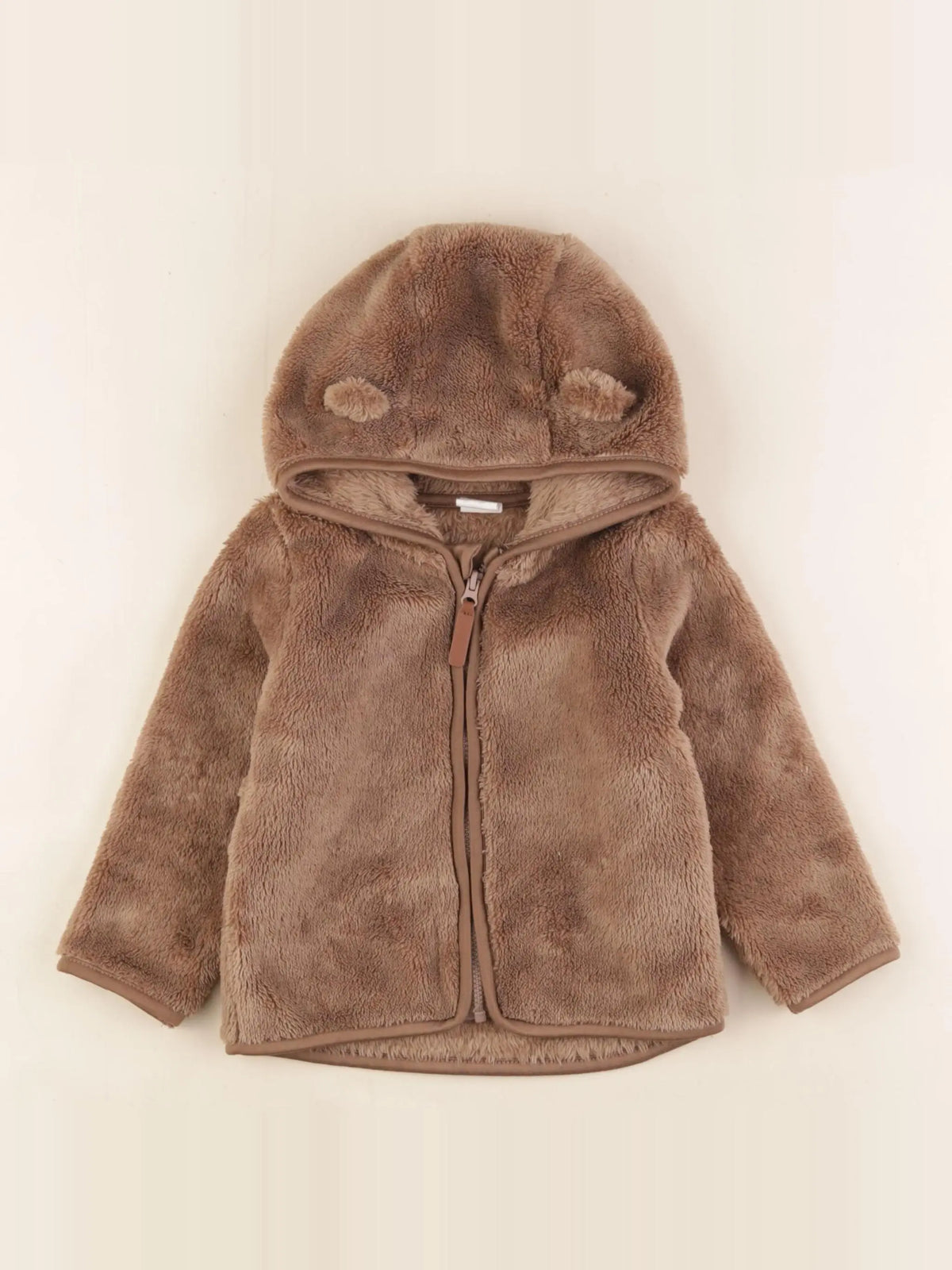 H&M - polaire marron - 9/12 mois