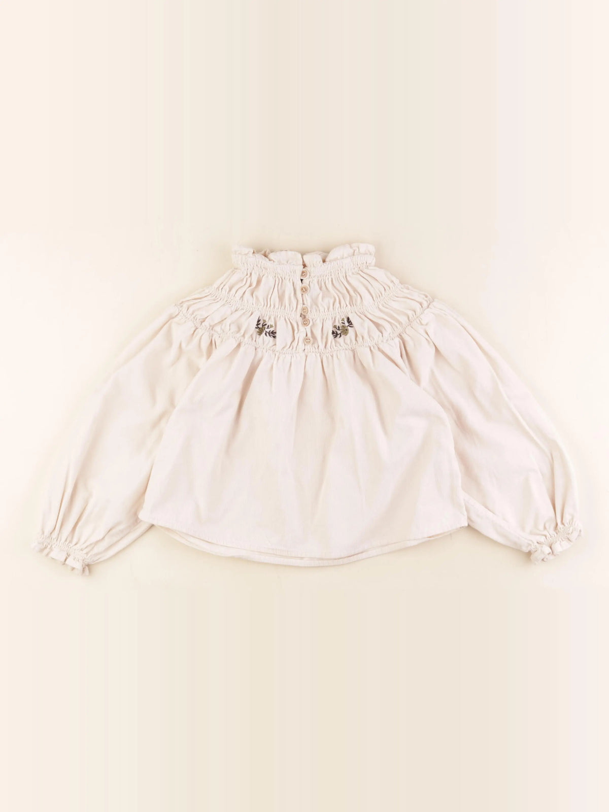 Monoprix - blouse beige - 8 ans