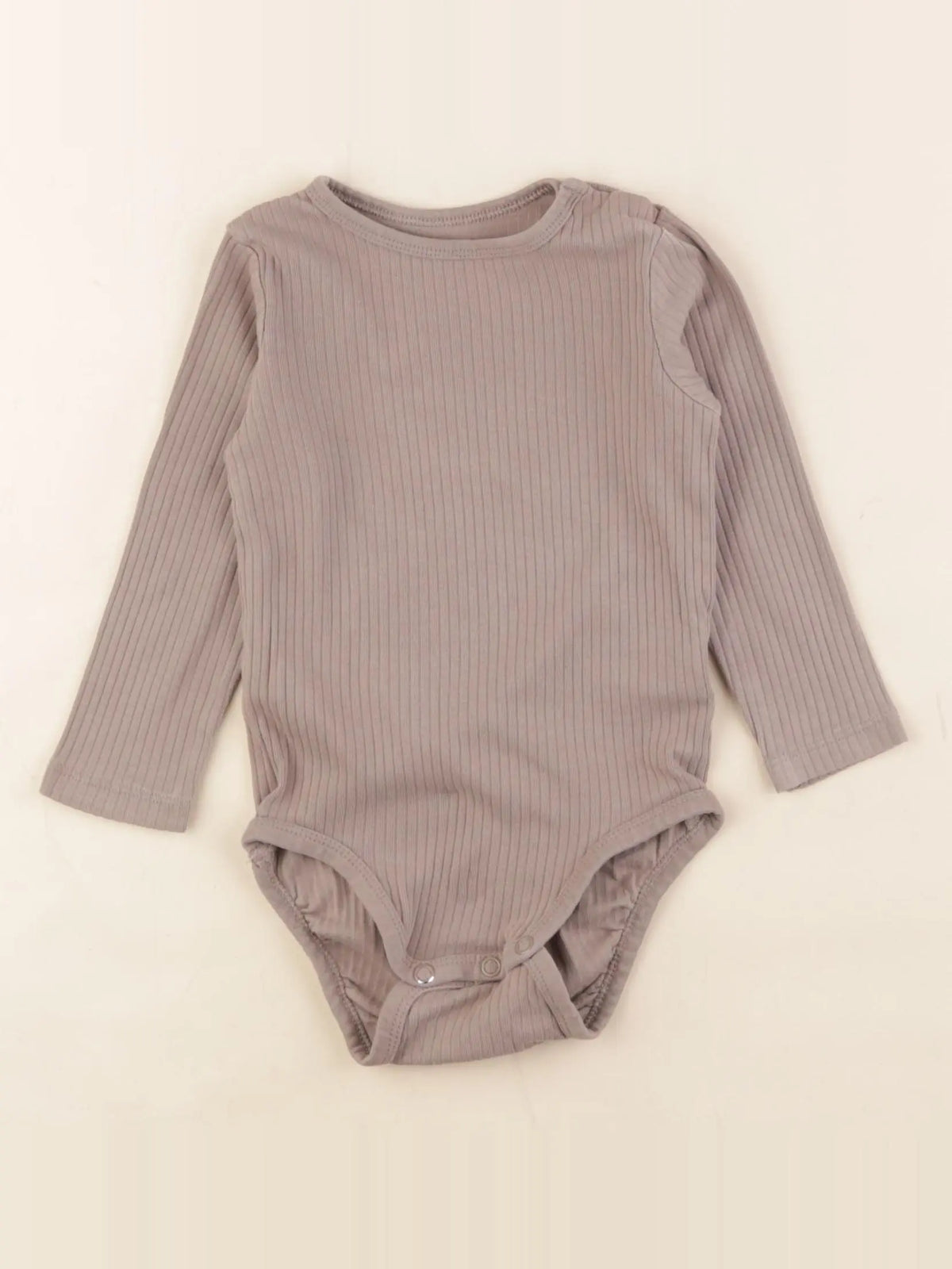 H&M - body marron - 9/12 mois