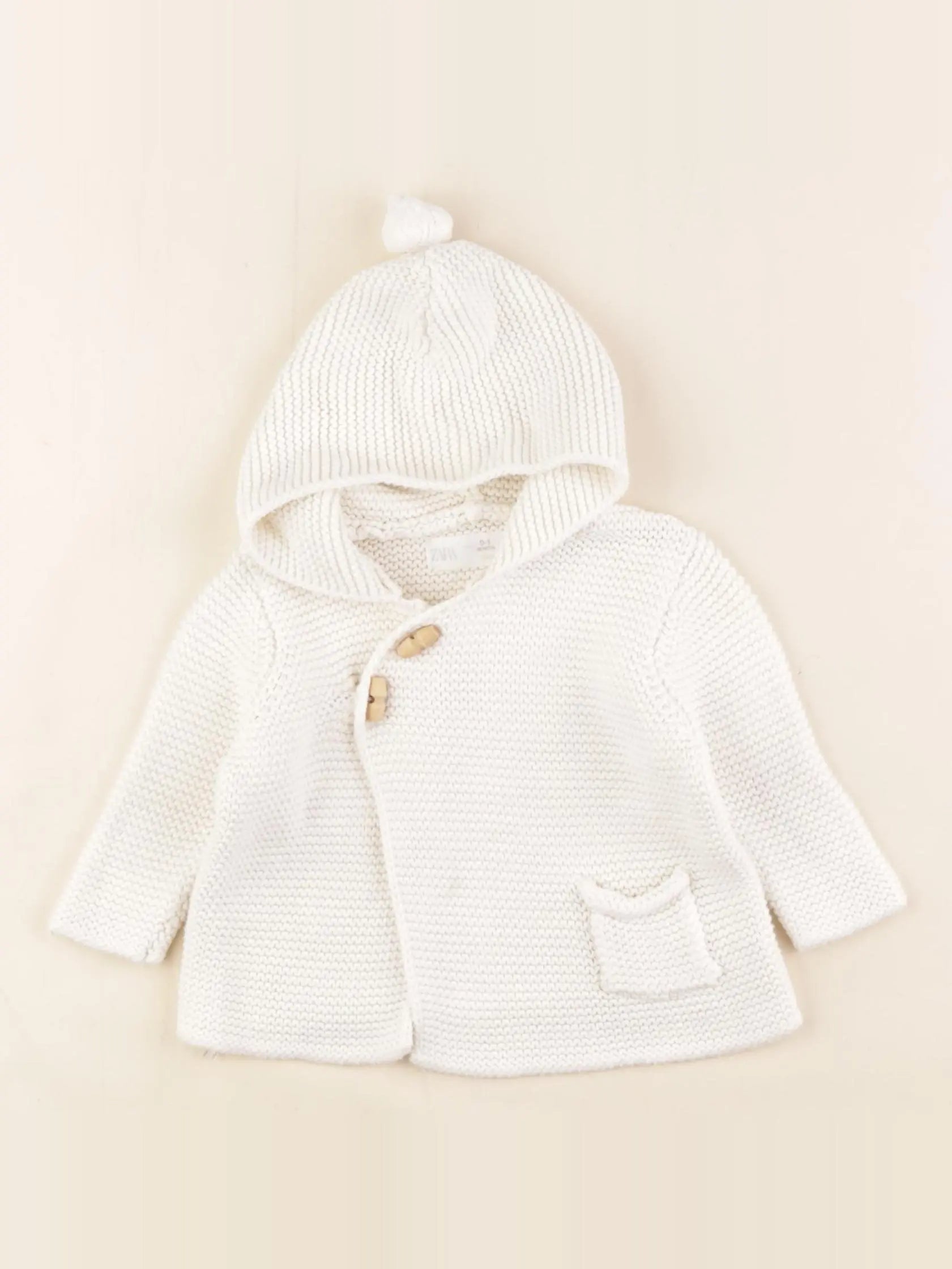 Zara - veste beige - 0/1 mois