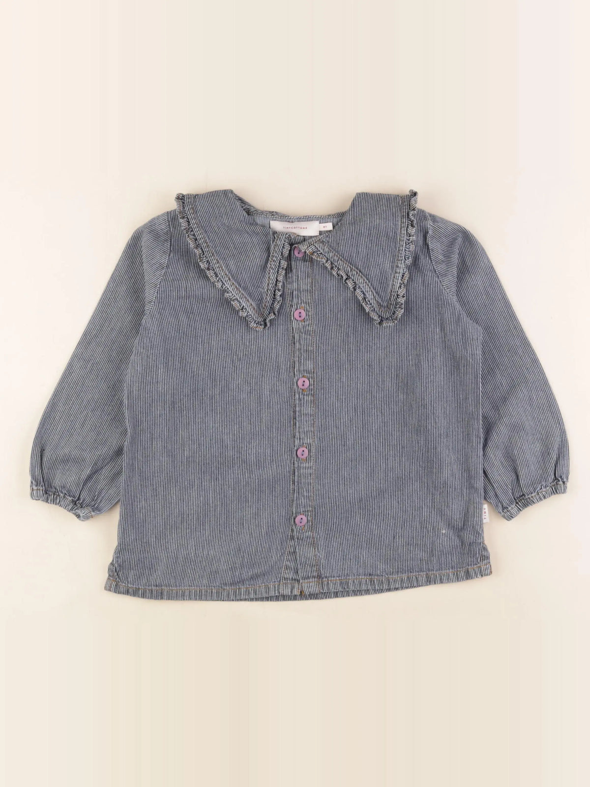 Tiny Cottons - blouse bleu - 4 ans