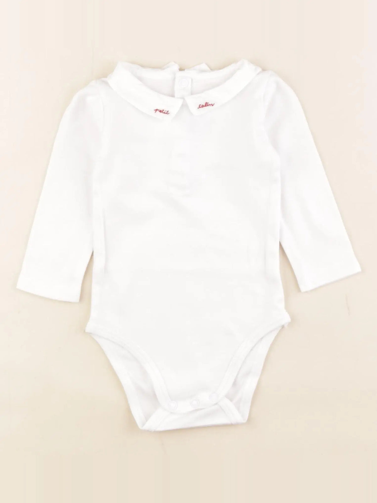 Jacadi - body à col blanc - 12 mois