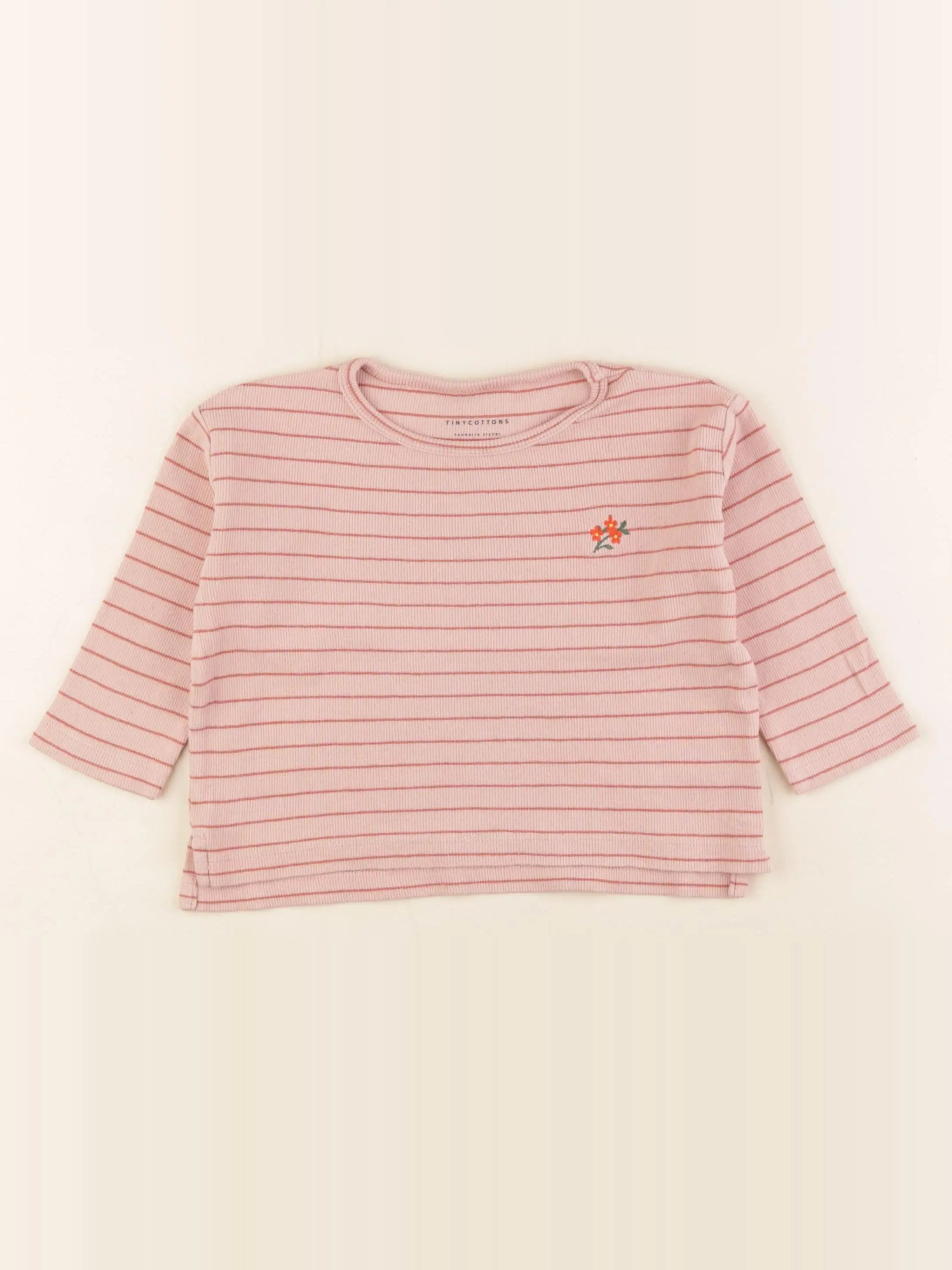Tiny Cottons - tee-shirt rose - 4 ans