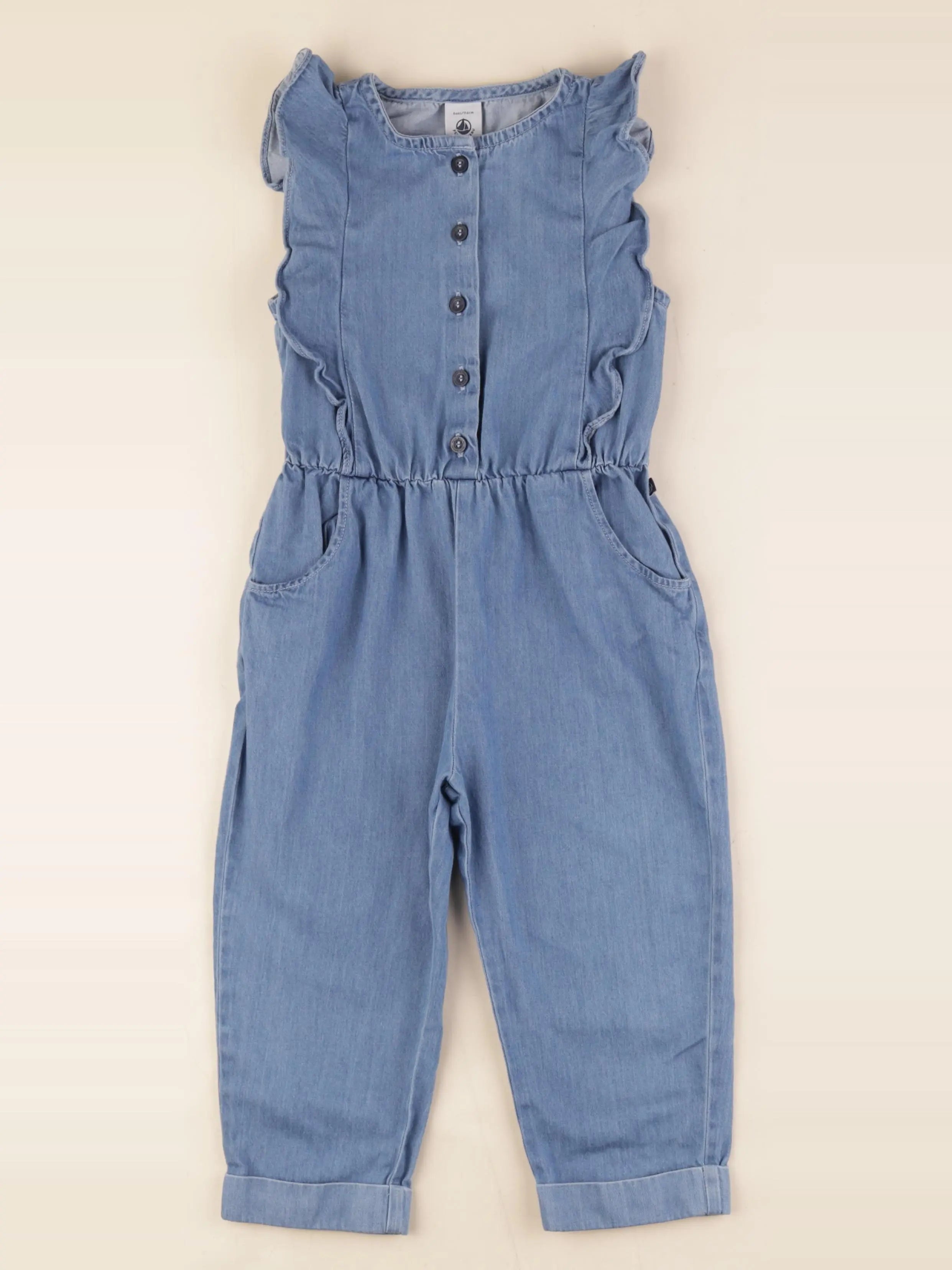 Petit Bateau - combinaison bleu - 6 ans