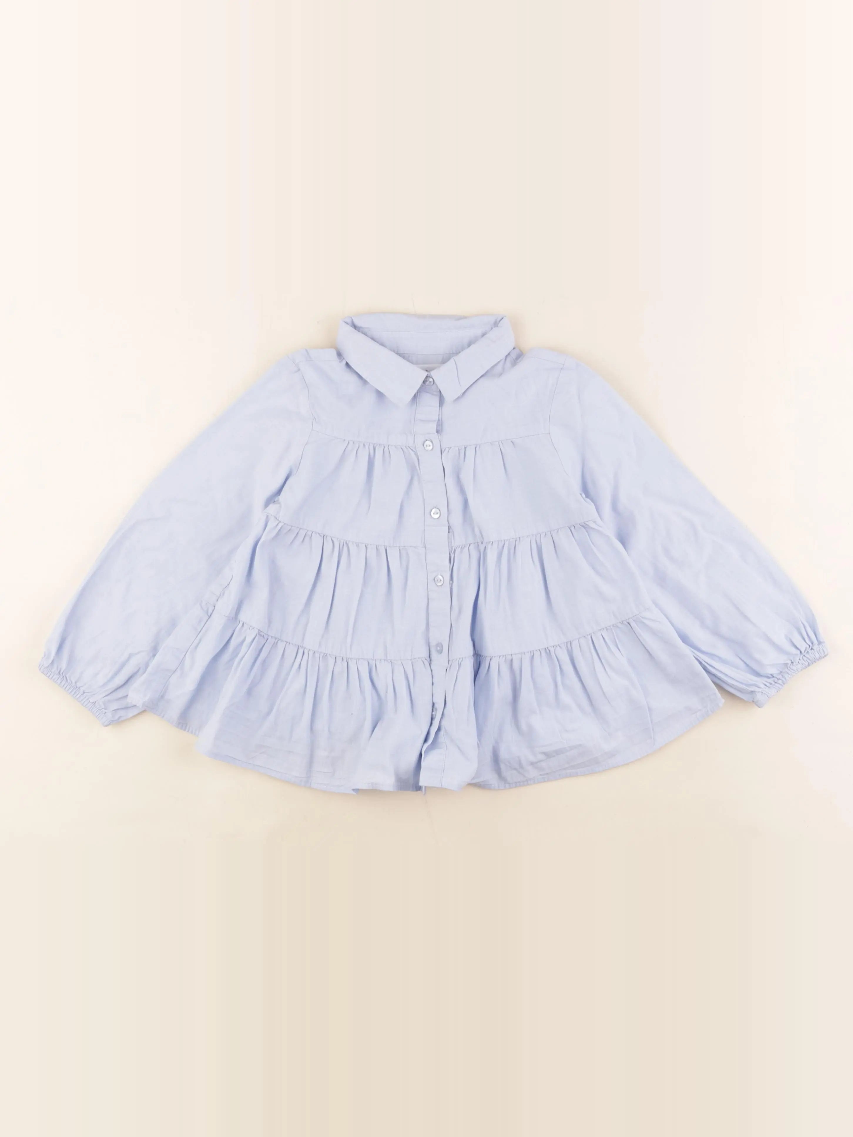 Zara - blouse bleu - 6 ans