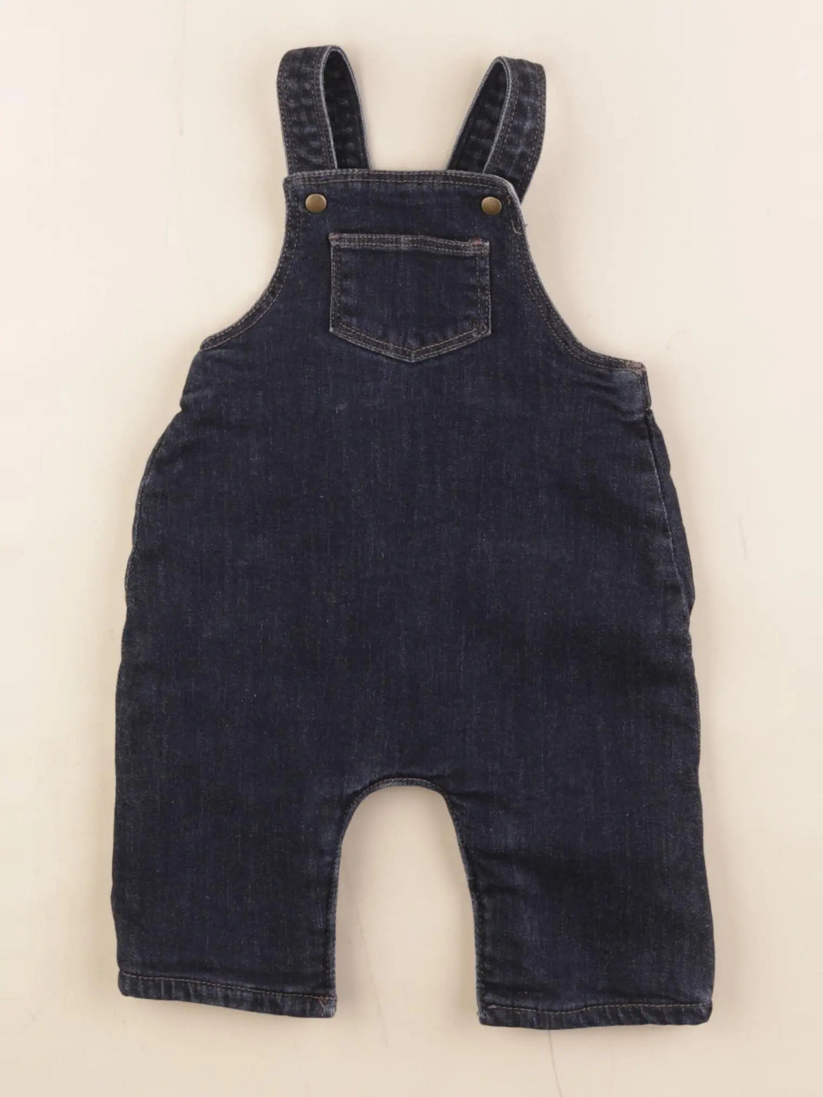 Boutchou - salopette doublé bleu - 1 mois