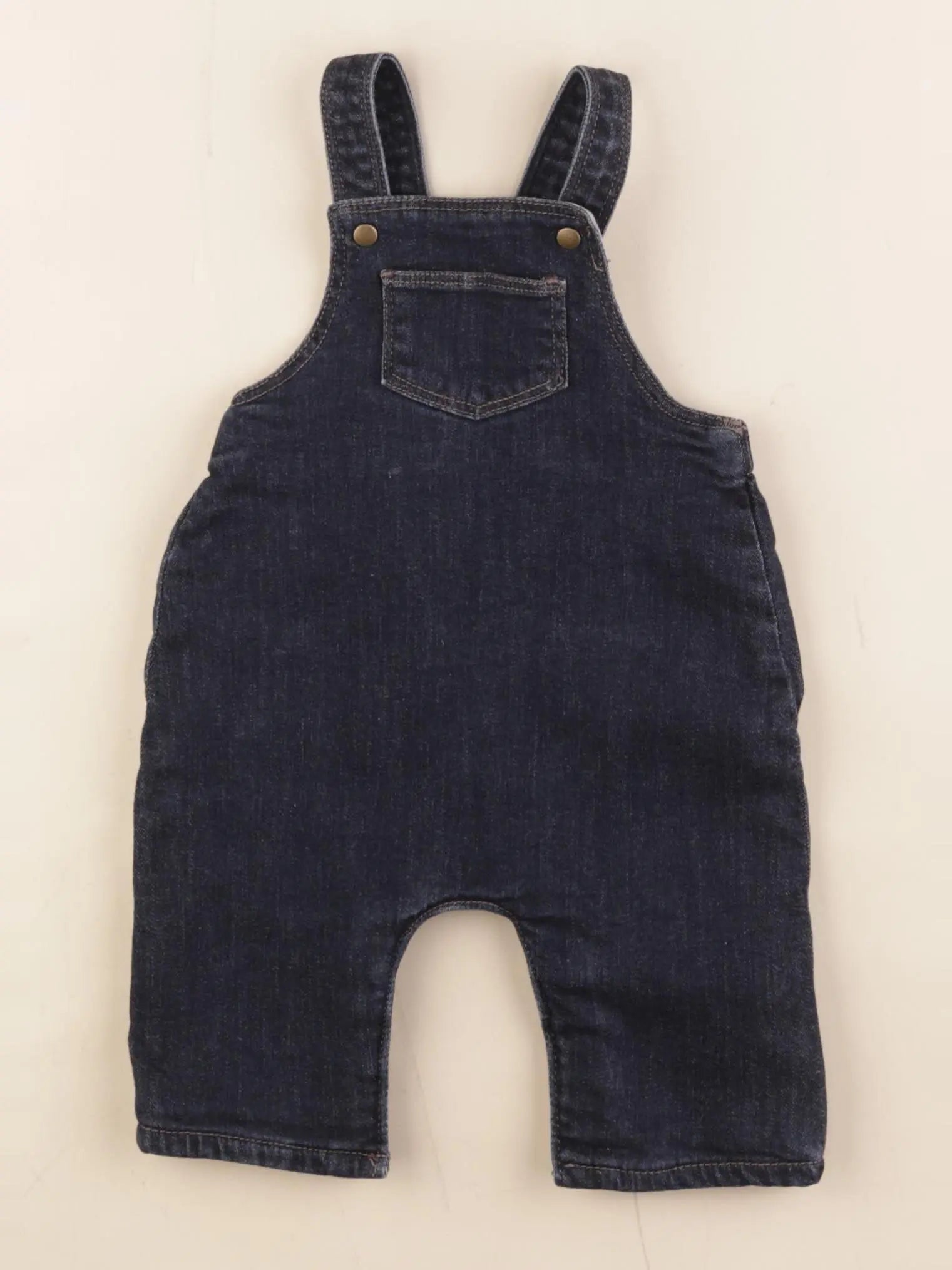 Boutchou - salopette doublé bleu - 1 mois