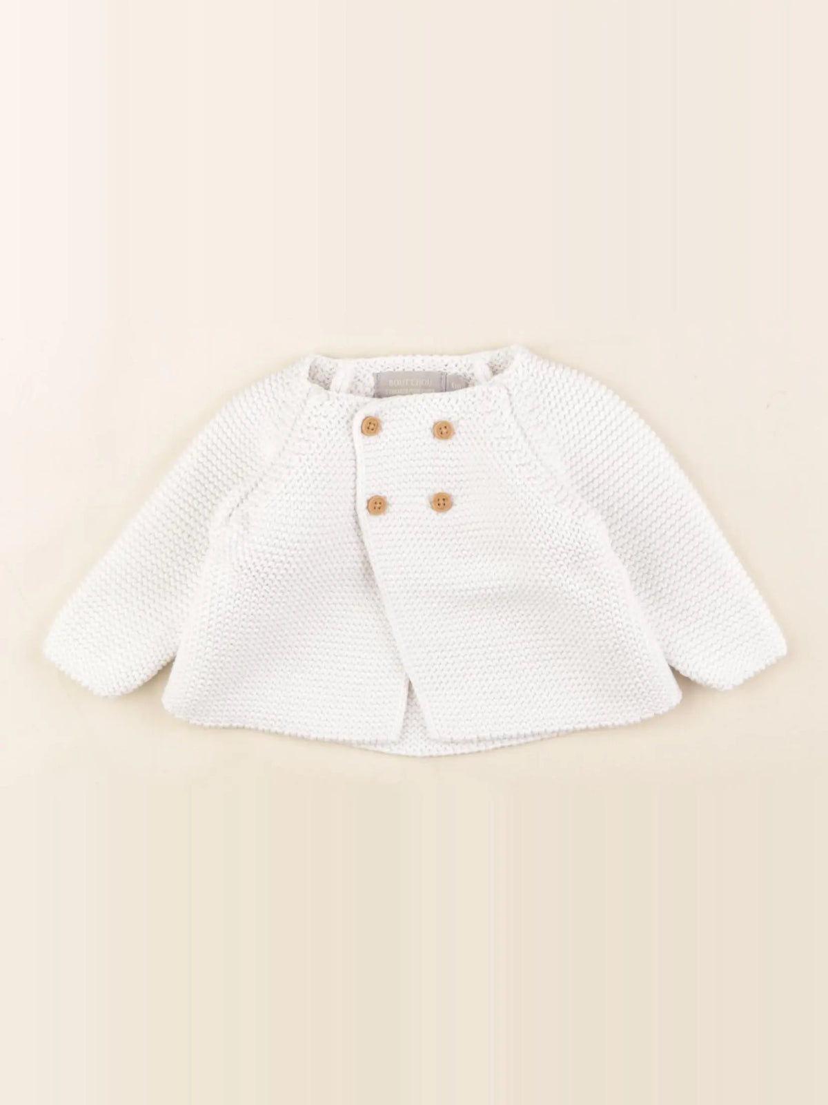 Boutchou - gilet beige - 1 mois