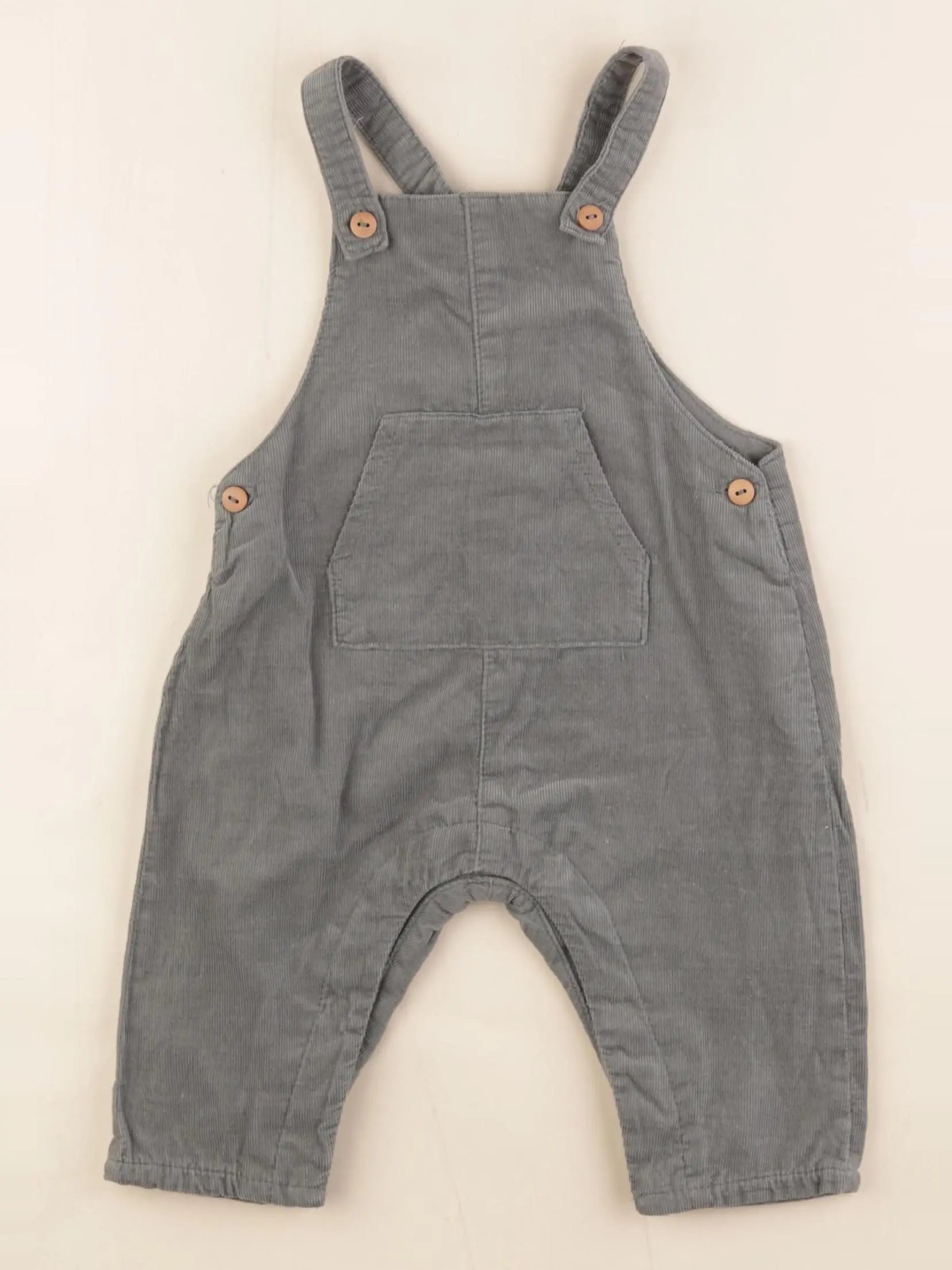 Zara - salopette vert - 3/6 mois