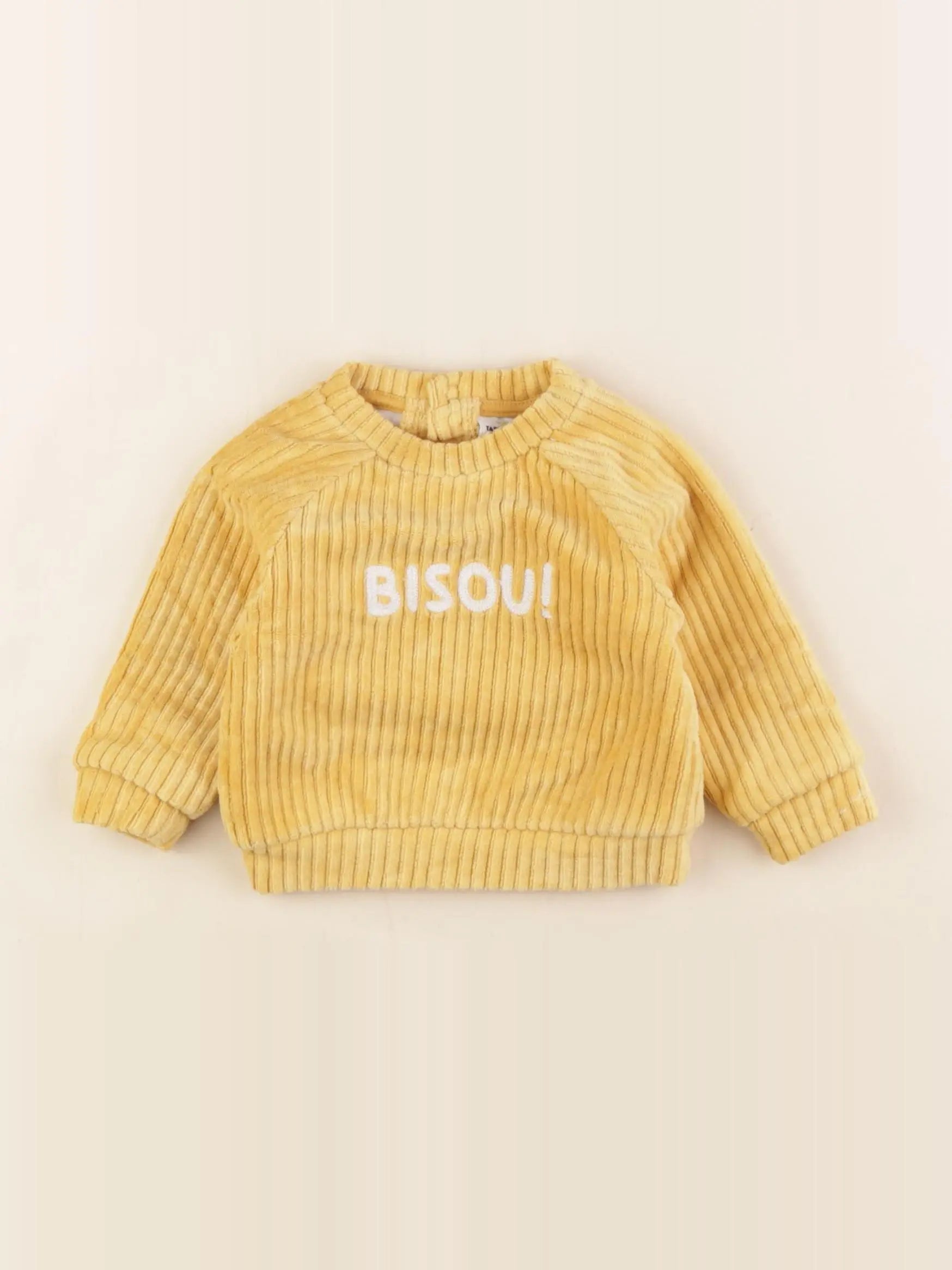 Tape à l'oeil - sweat jaune - 3 mois