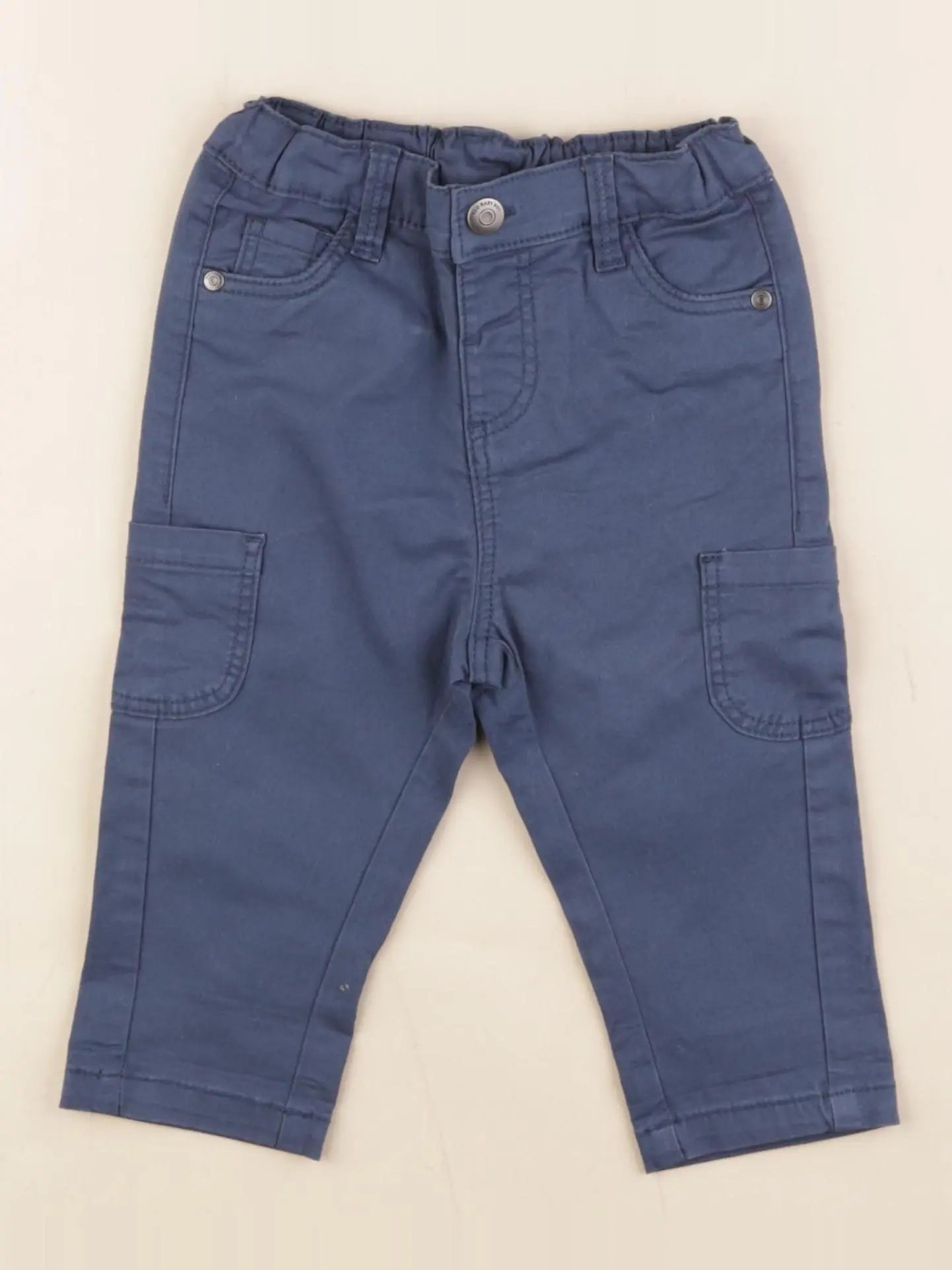 Tape à l'oeil - pantalon bleu - 6 mois