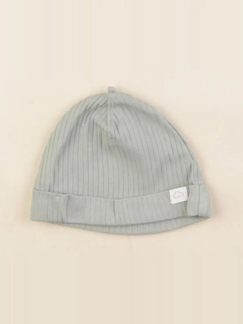 H&M - bonnet de naissance vert - 1/2 mois