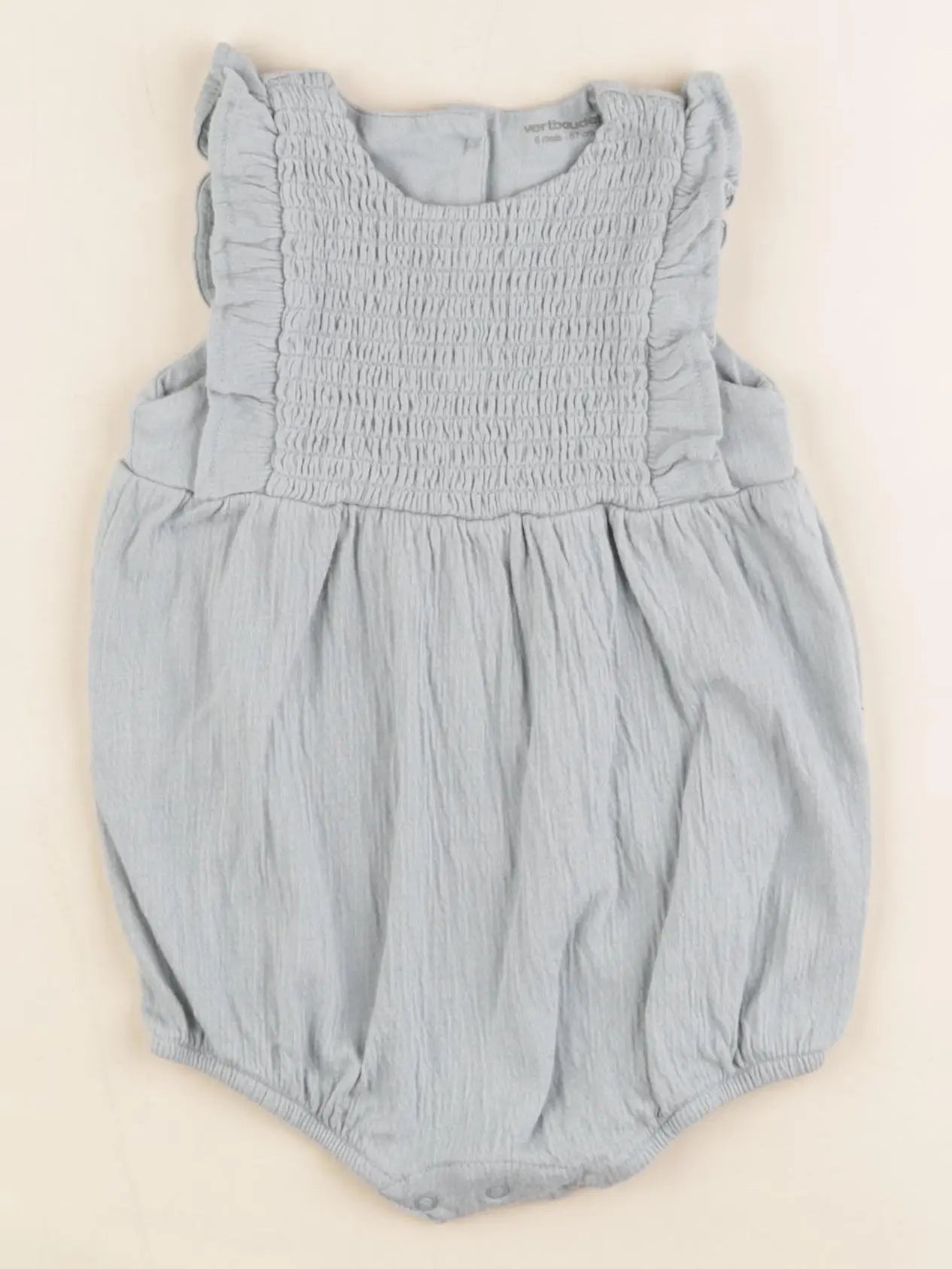 Vertbaudet - combinaison vert - 6 mois