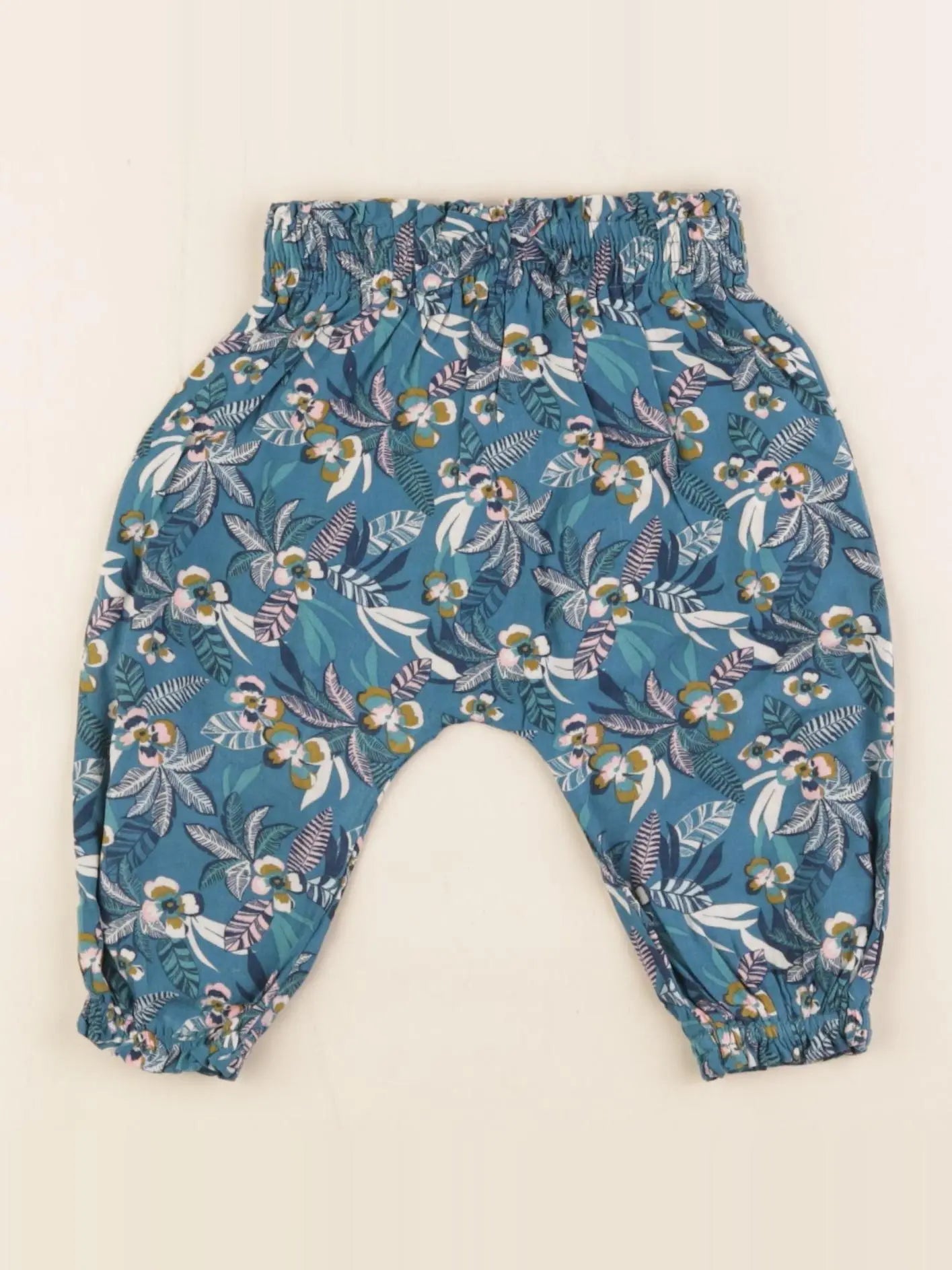 Vertbaudet - sarouel multicolore - 6 mois