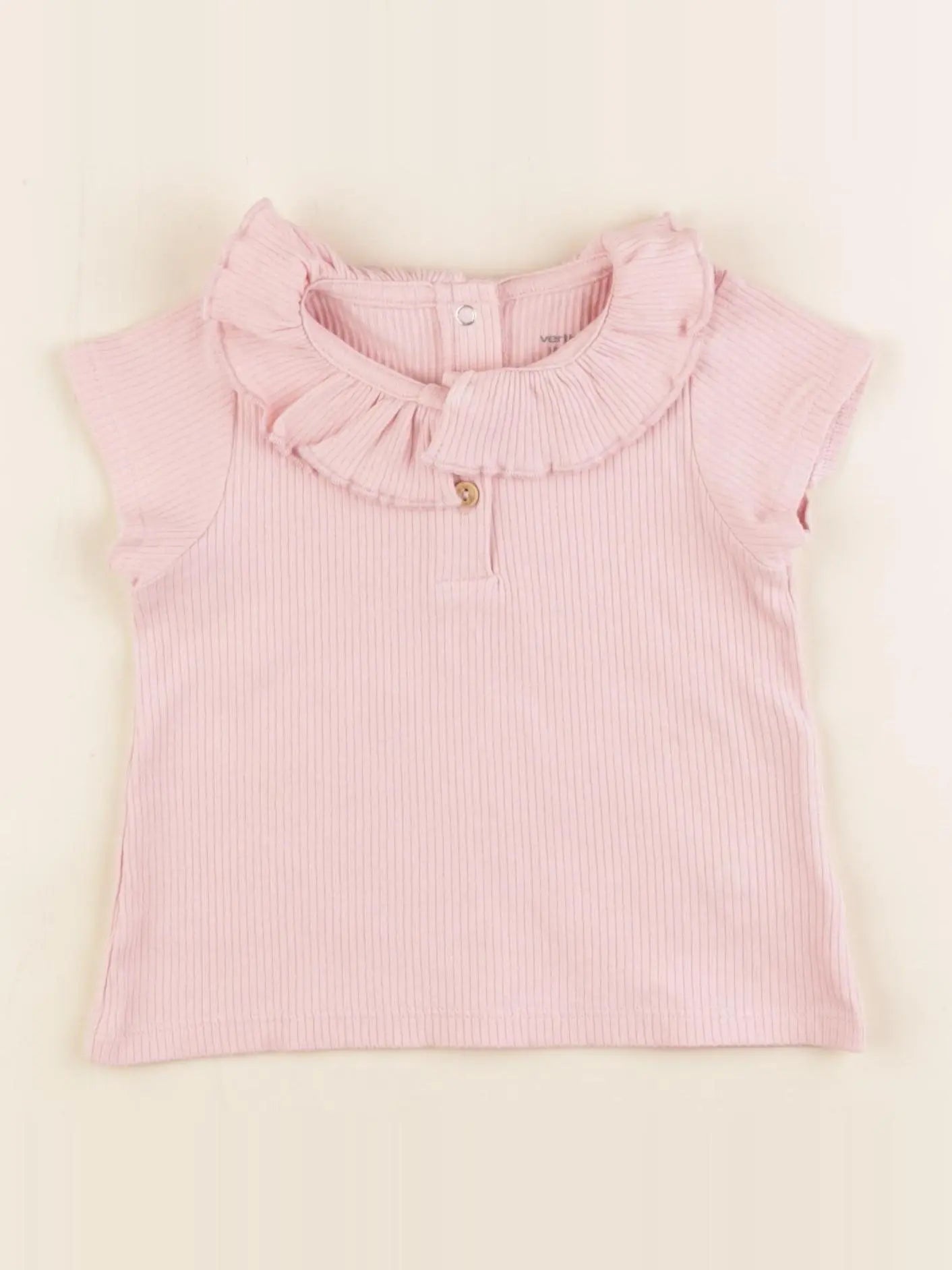 Vertbaudet - tee-shirt rose - 18 mois