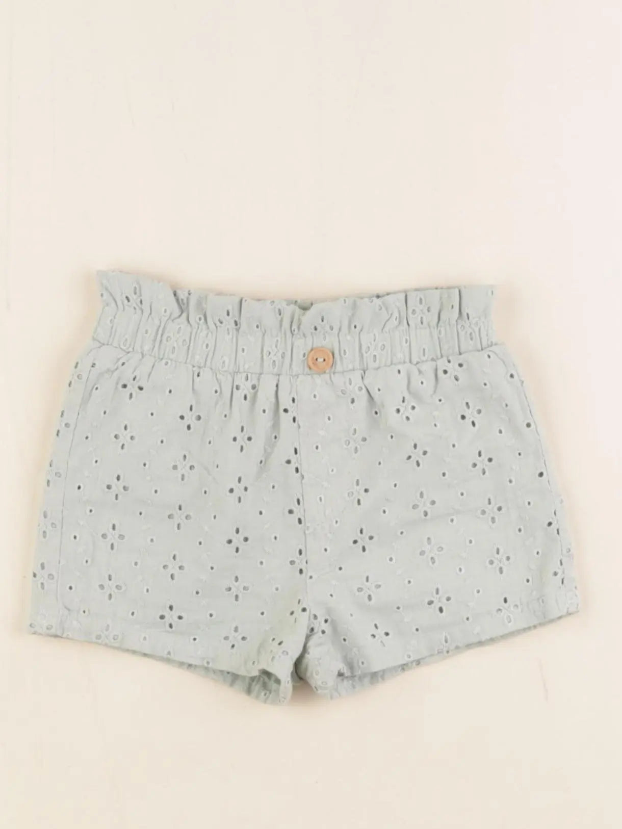 Vertbaudet - short vert - 9 mois