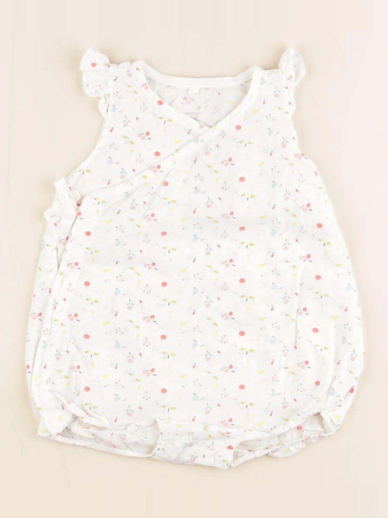 Petit Bateau - combinaison multicolore - 6 mois