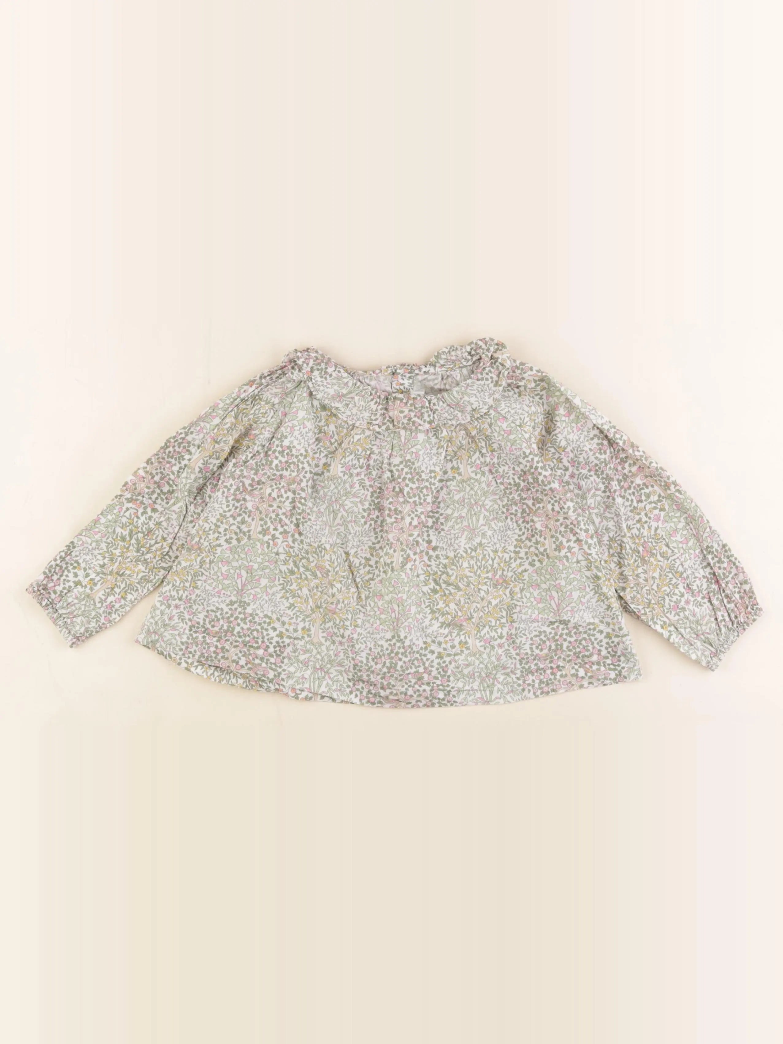 Jacadi - blouse liberty multicolore - 18 mois