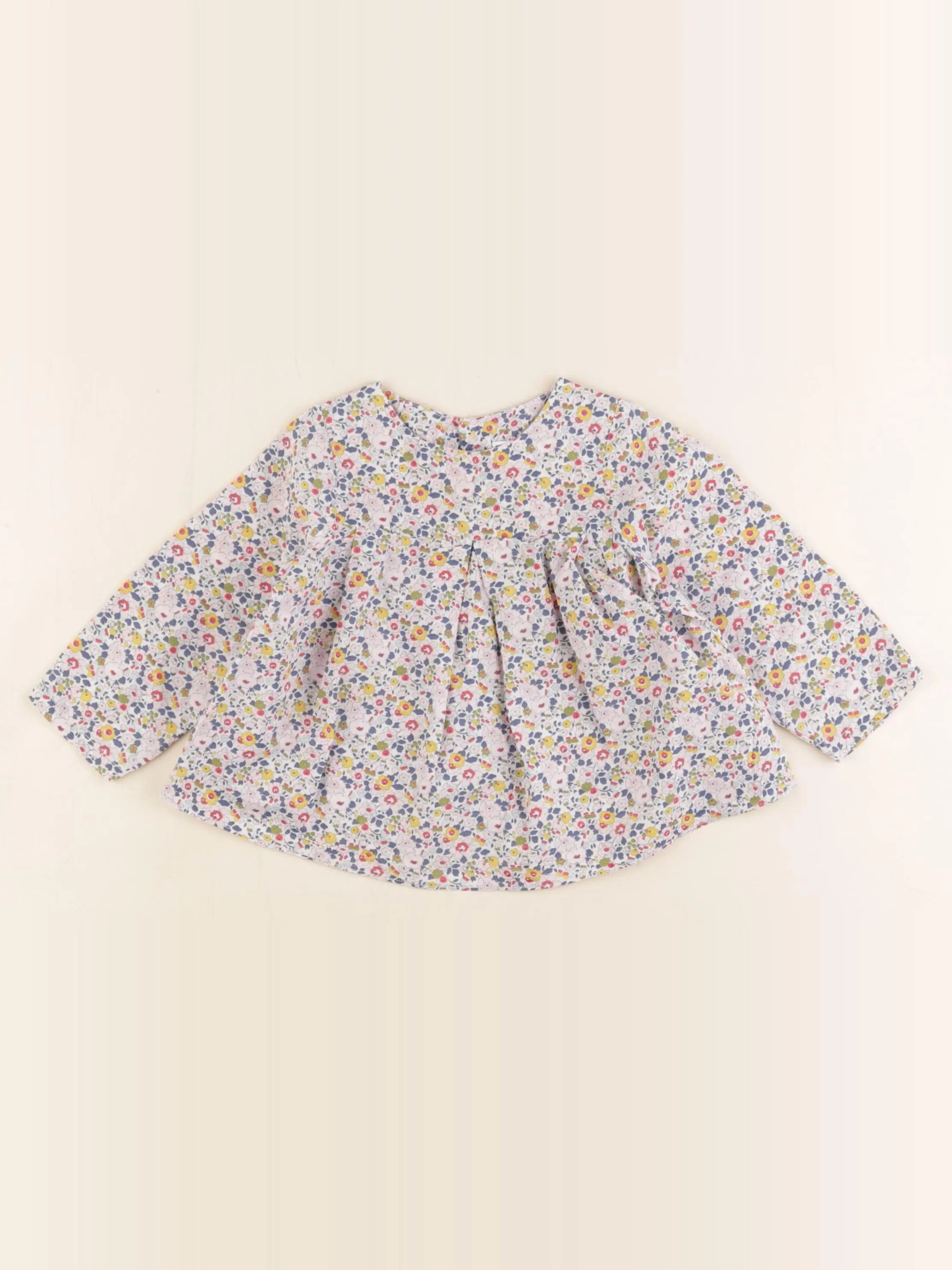 Jacadi - blouse liberty multicolore - 12 mois