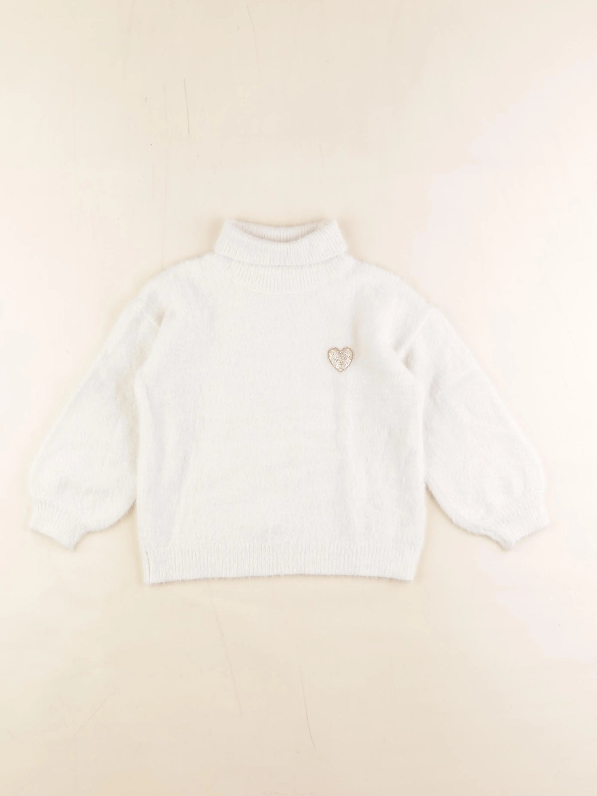 Vertbaudet - pull blanc - 5 ans
