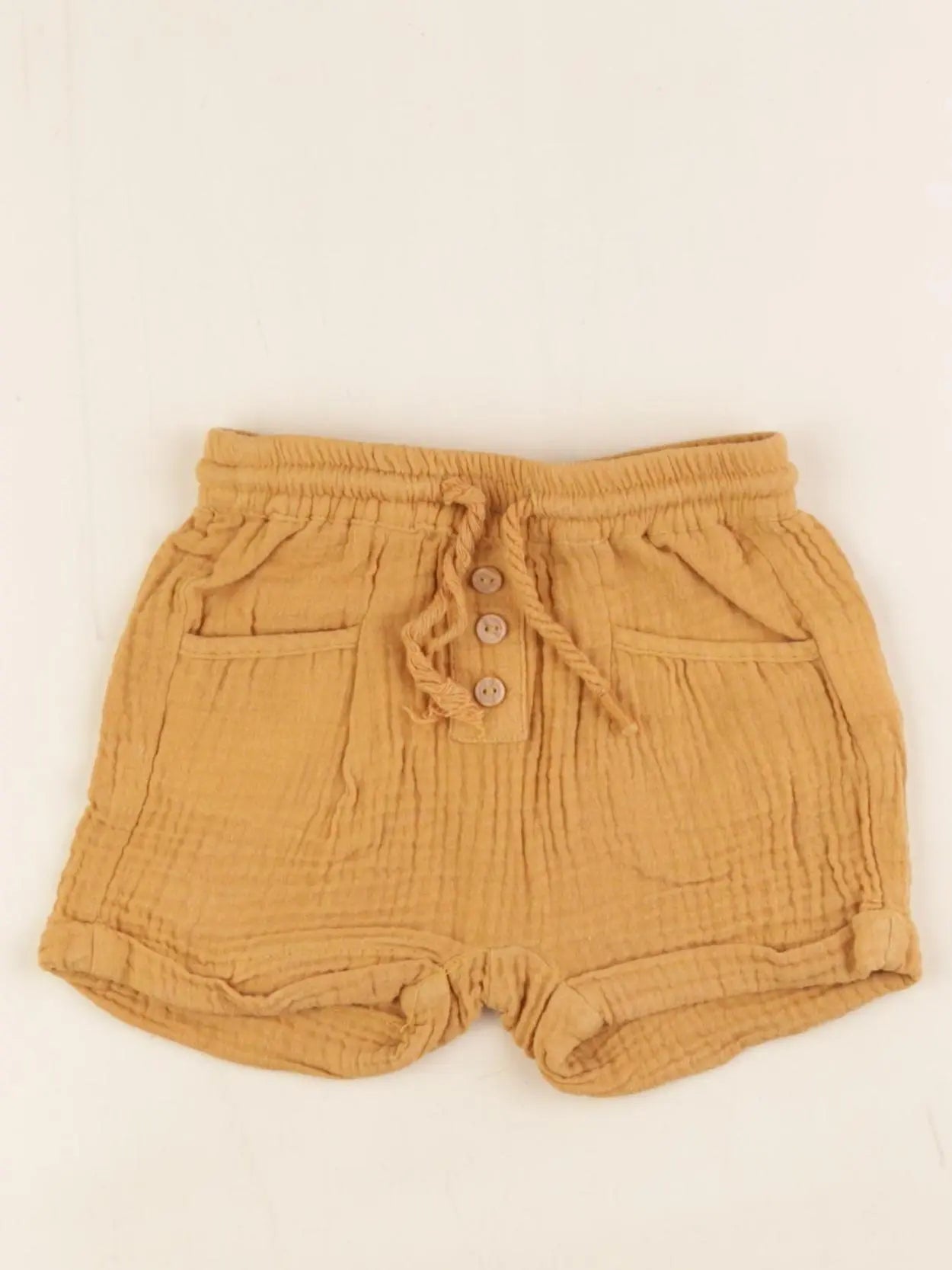 Vertbaudet - short jaune - 9 mois