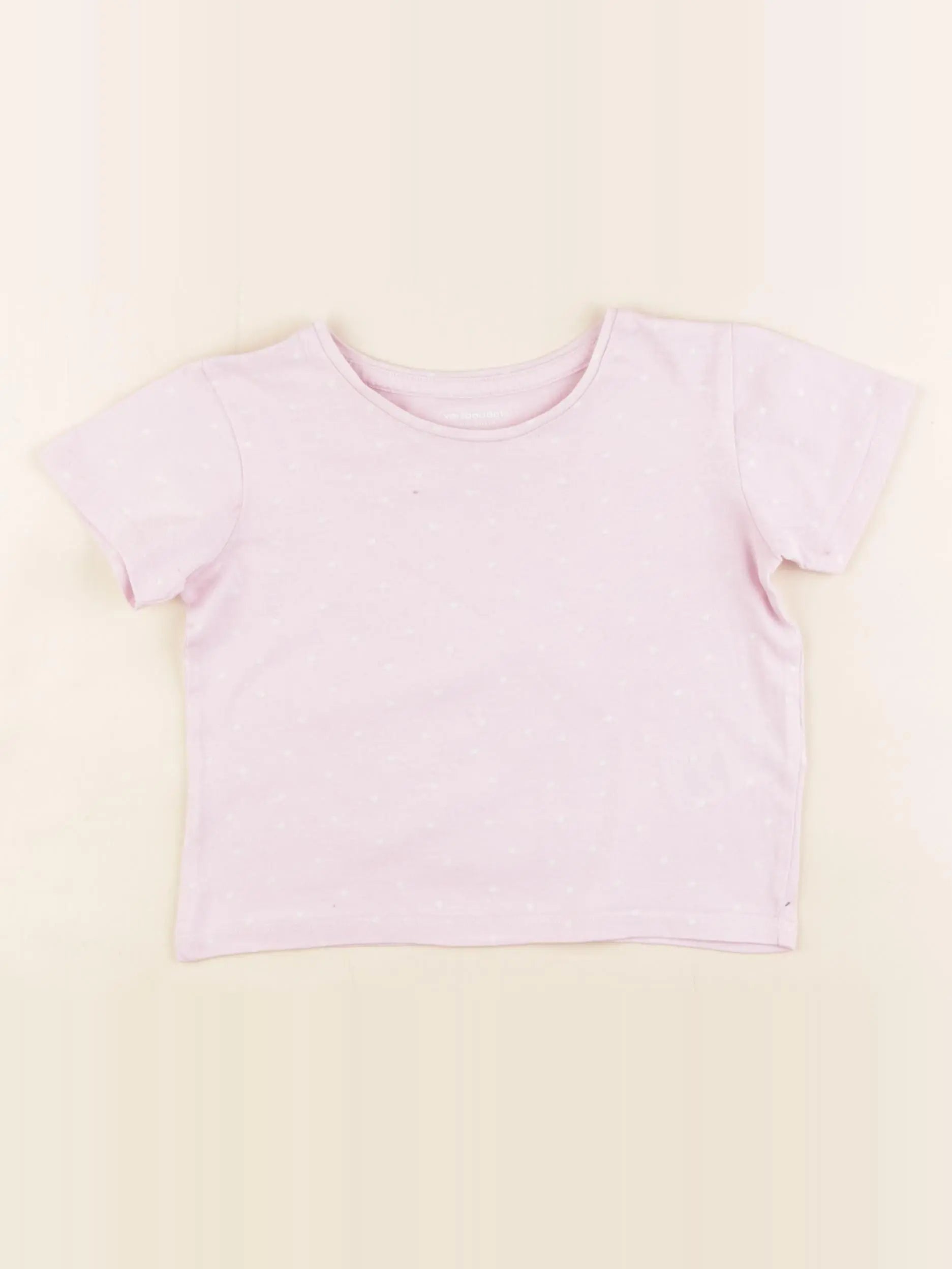 Vertbaudet - tee-shirt rose - 2 ans