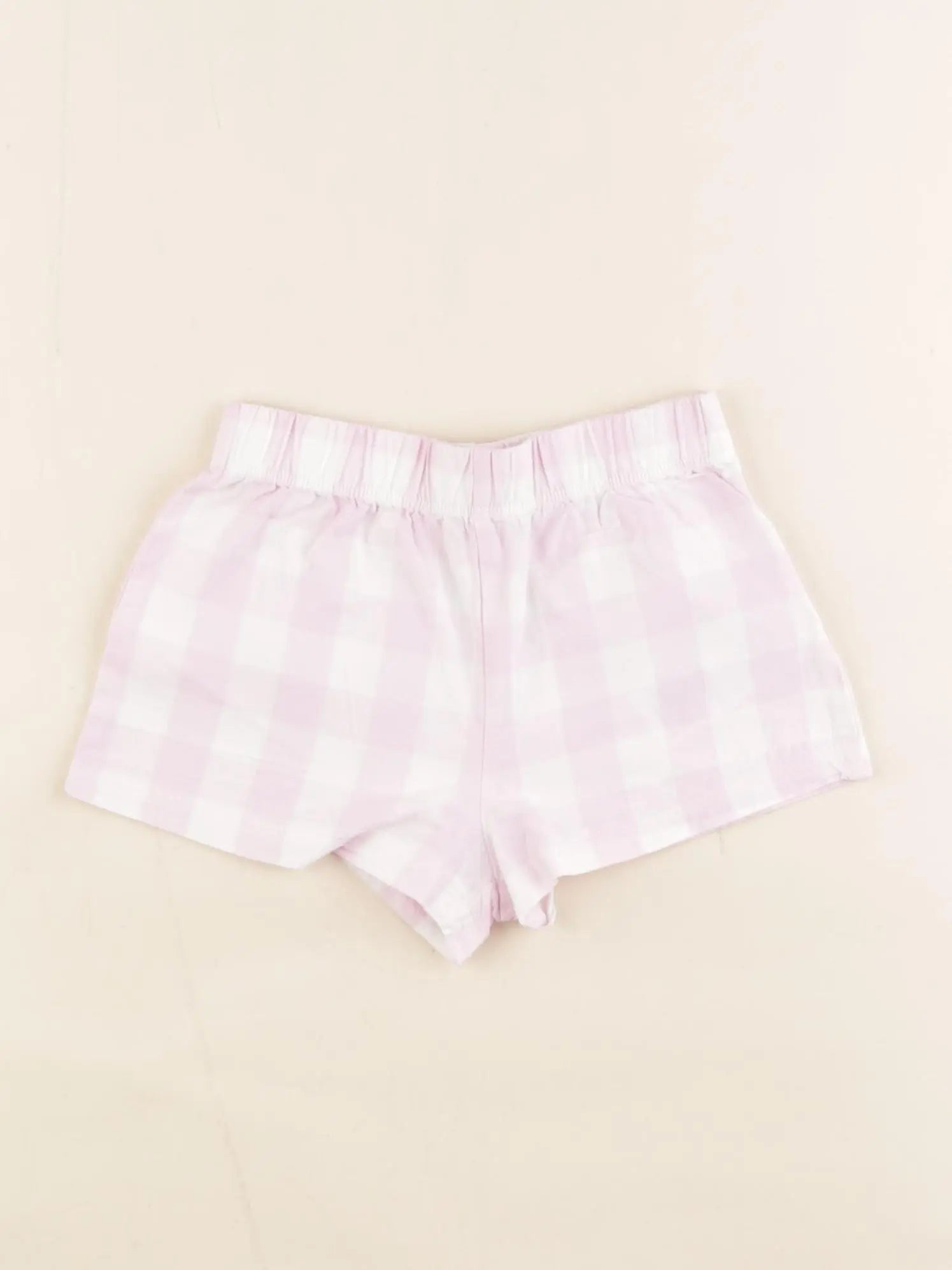 Vertbaudet - short blanc, rose - 2 ans