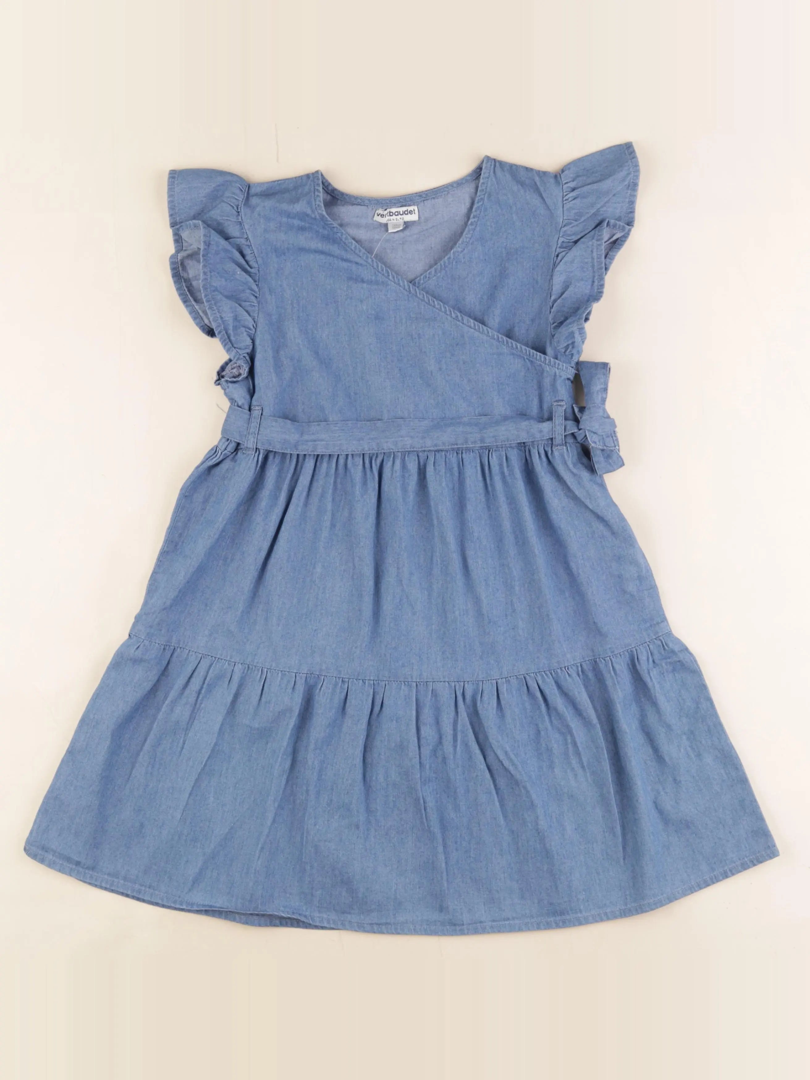 Vertbaudet - robe bleu - 7 ans