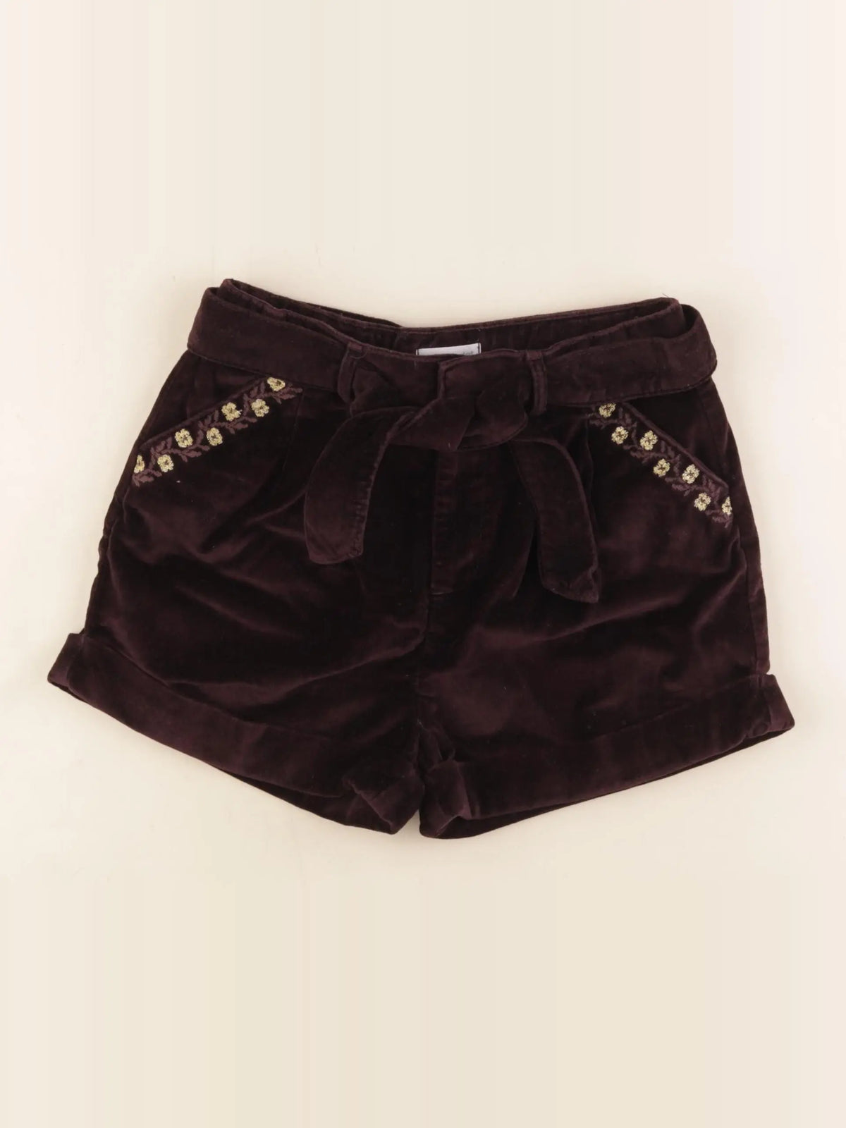 Vertbaudet - short violet - 7 ans