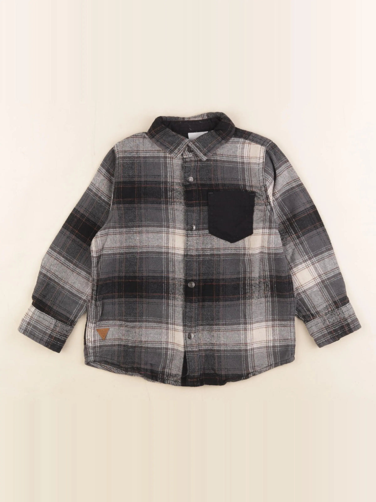 Vertbaudet - chemise noir - 4 ans