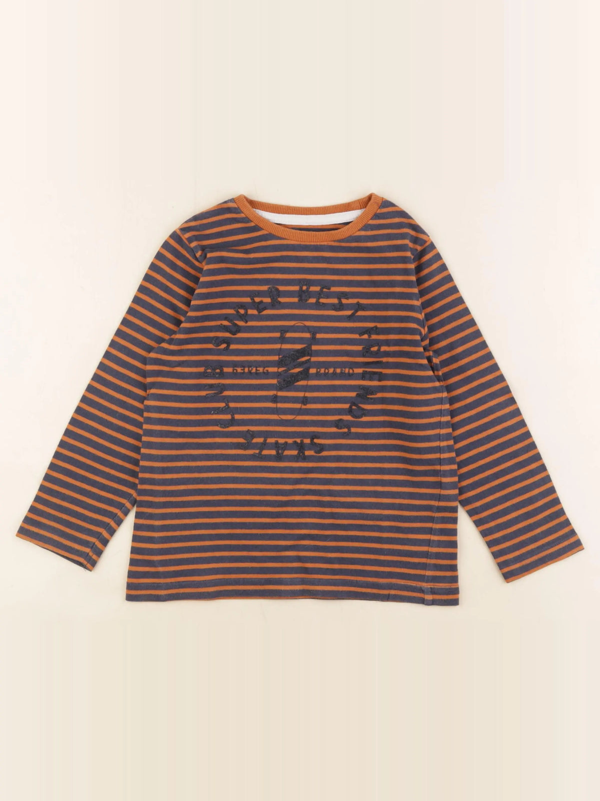 Vertbaudet - tee-shirt marron - 5 ans