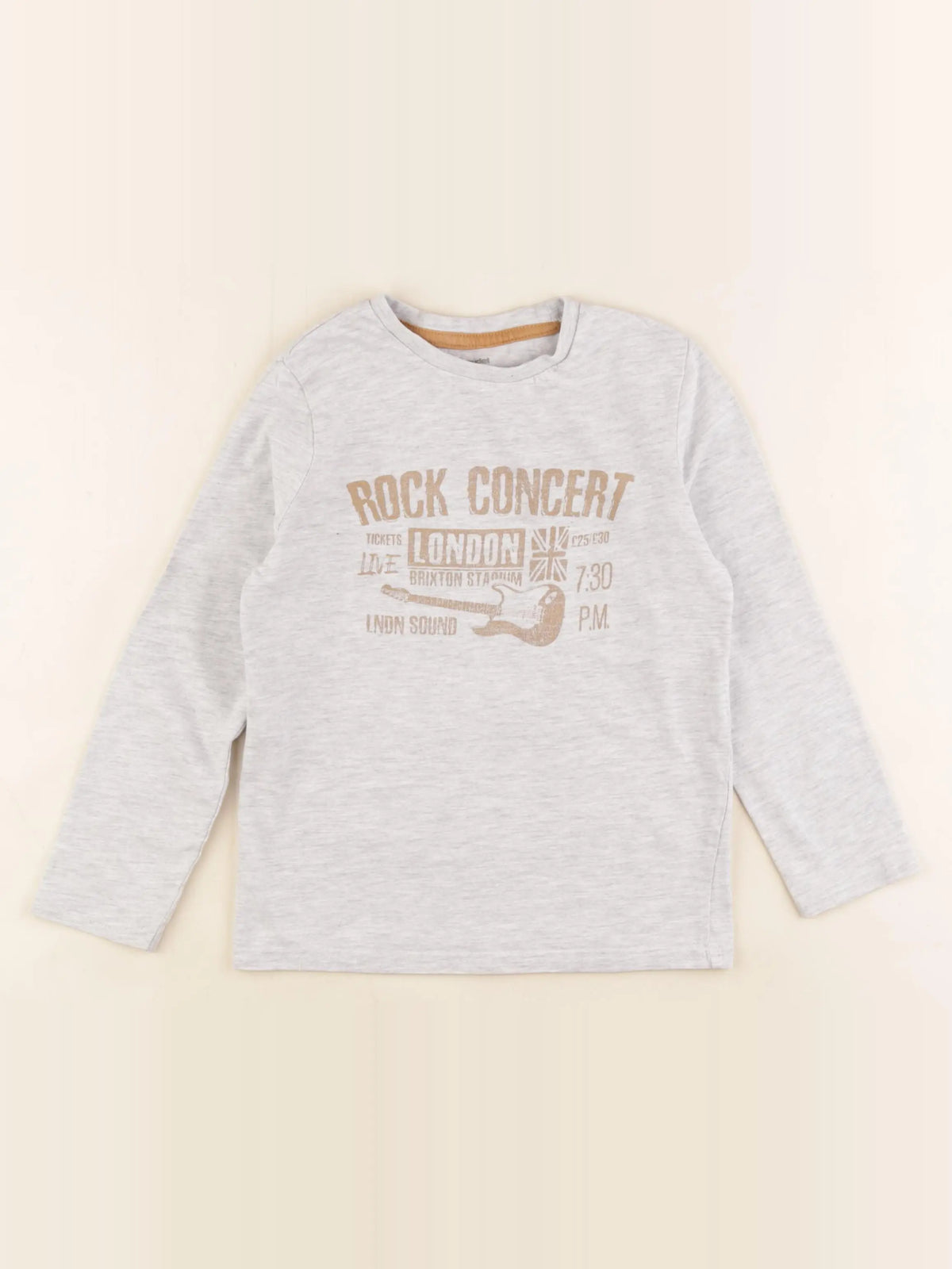 Vertbaudet - tee-shirt gris - 6 ans