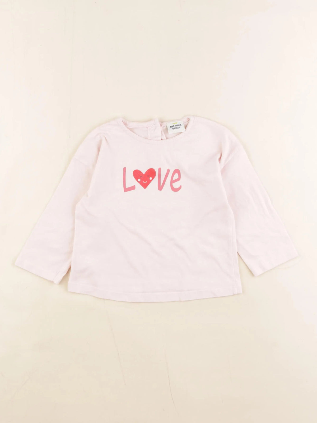 Tape à l'oeil - tee-shirt rose - 18 mois
