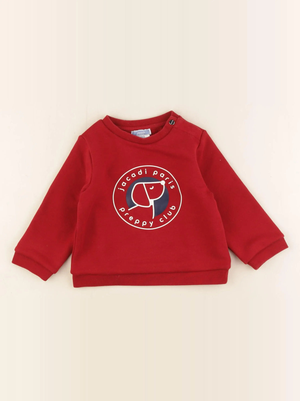 Jacadi - sweat rouge - 24 mois