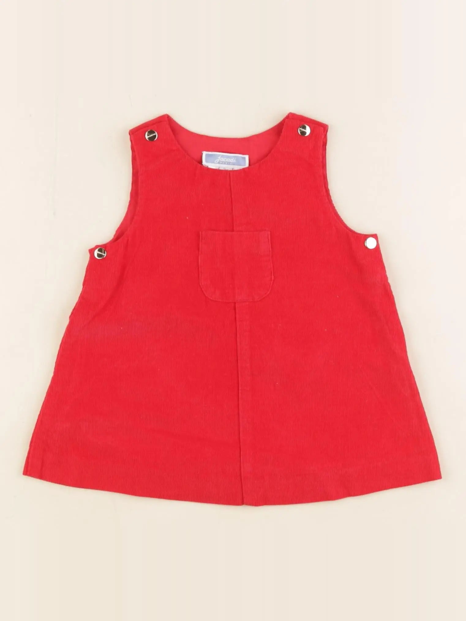 Jacadi - robe rouge - 3 mois