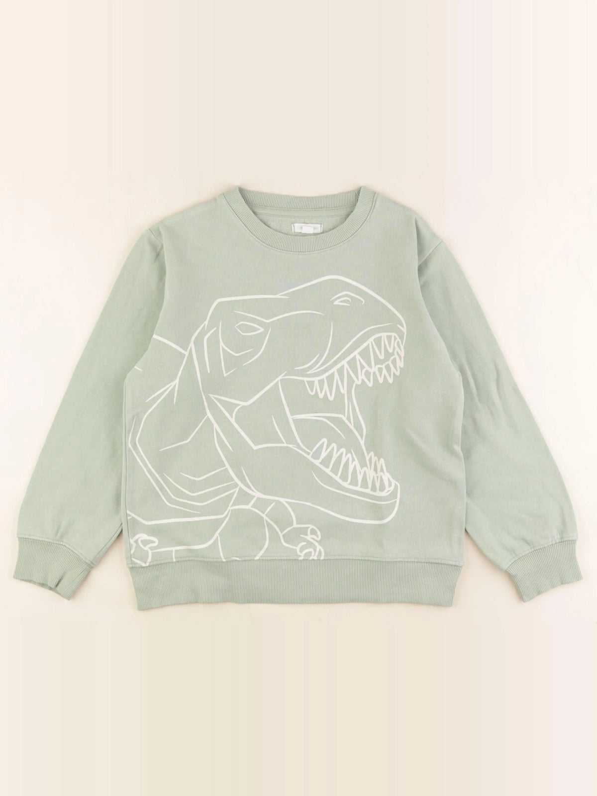 Vertbaudet - sweat vert - 10 ans