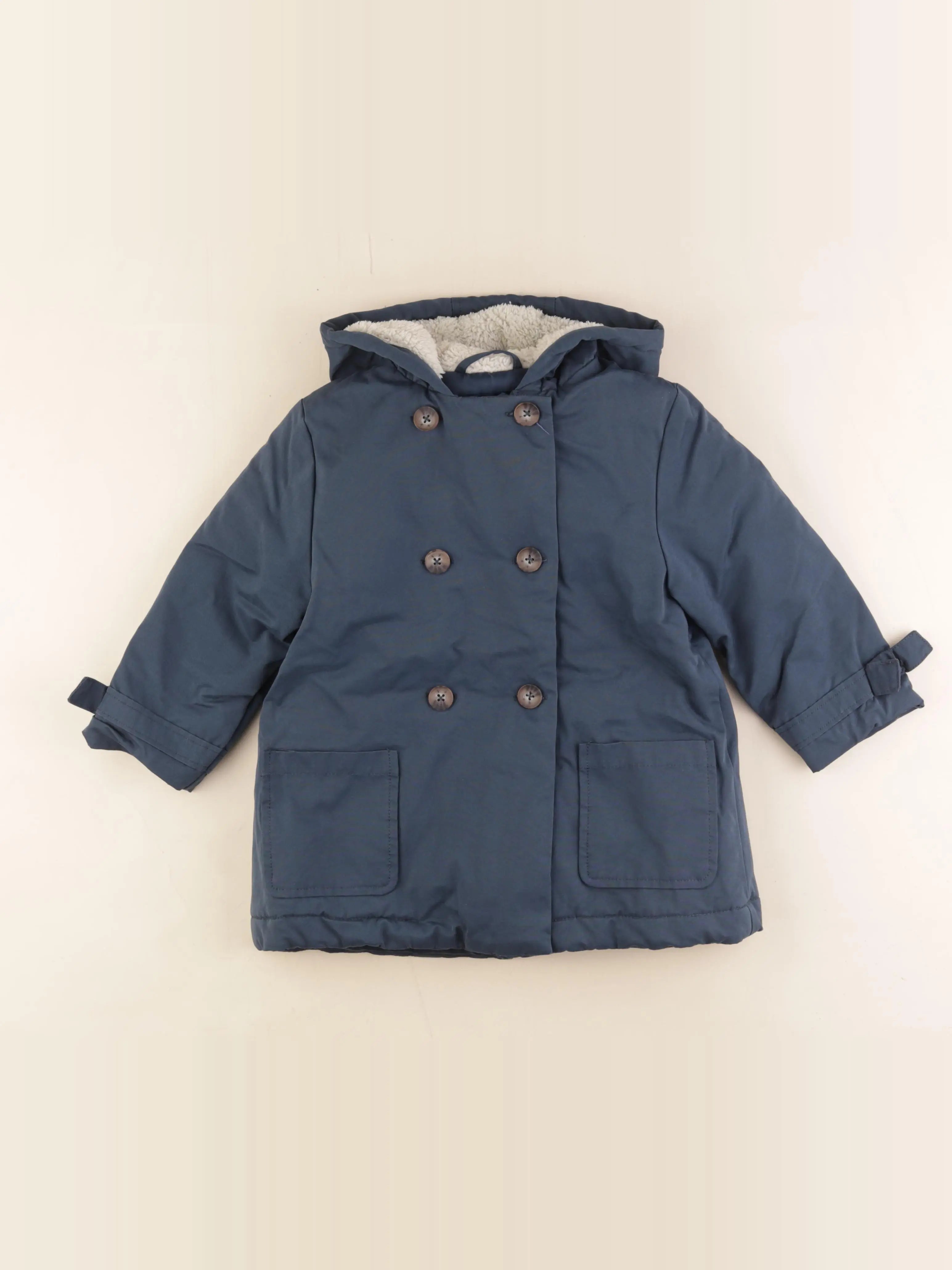 Vertbaudet - manteau bleu - 5 ans