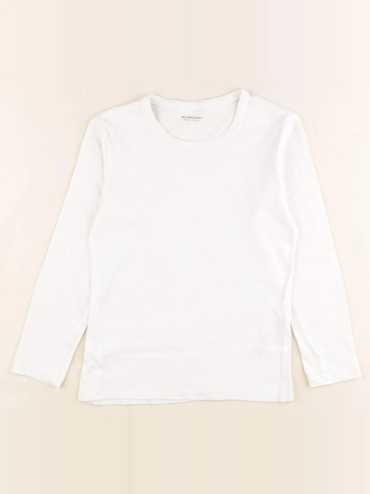 Vertbaudet - maillot de corps blanc - 6 ans