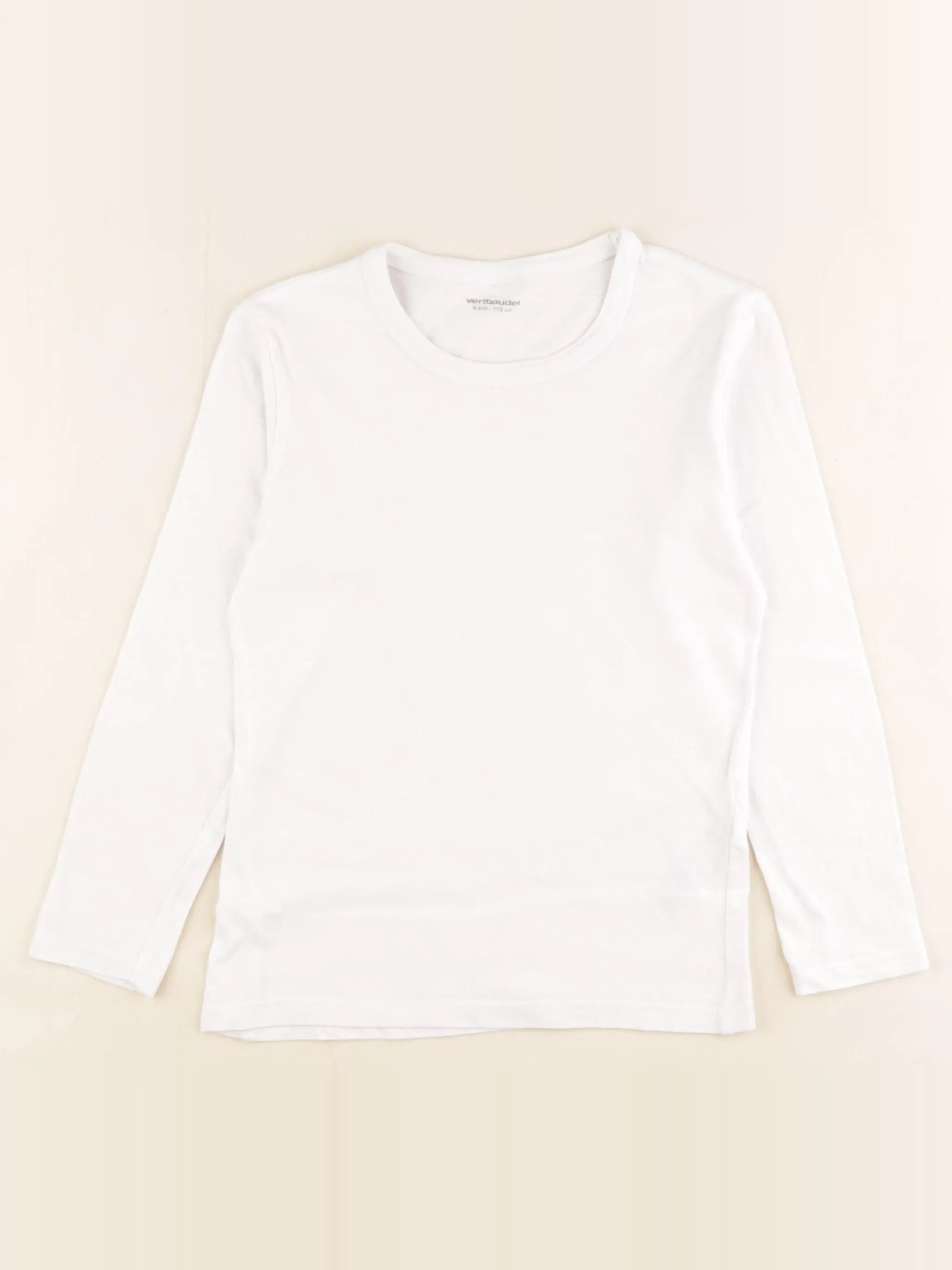 Vertbaudet - maillot de corps blanc - 6 ans