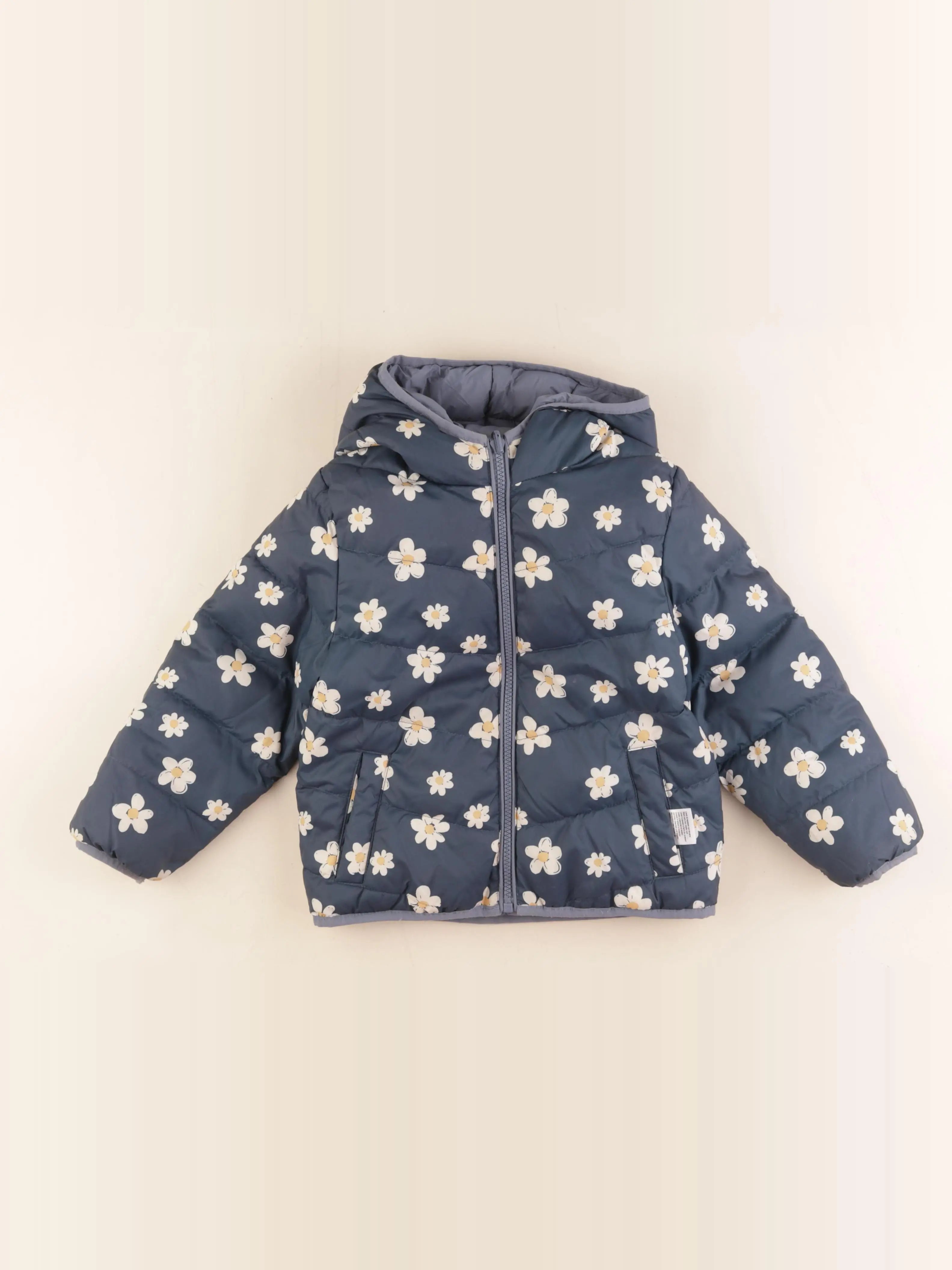 Vertbaudet - doudoune bleu - 6 ans