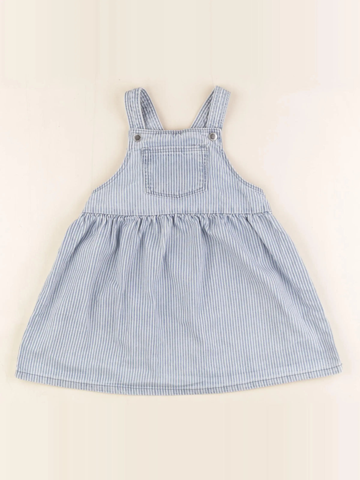 H&M - robe bleu - 18/24 mois