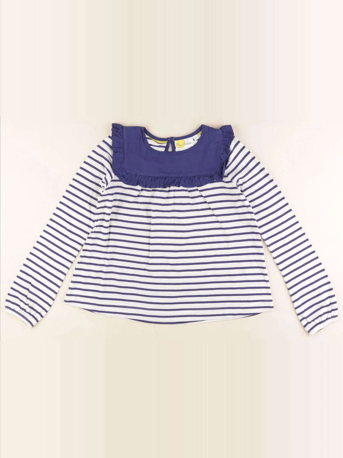 Baby Boden - tee-shirt blanc, bleu - 11/12 ans