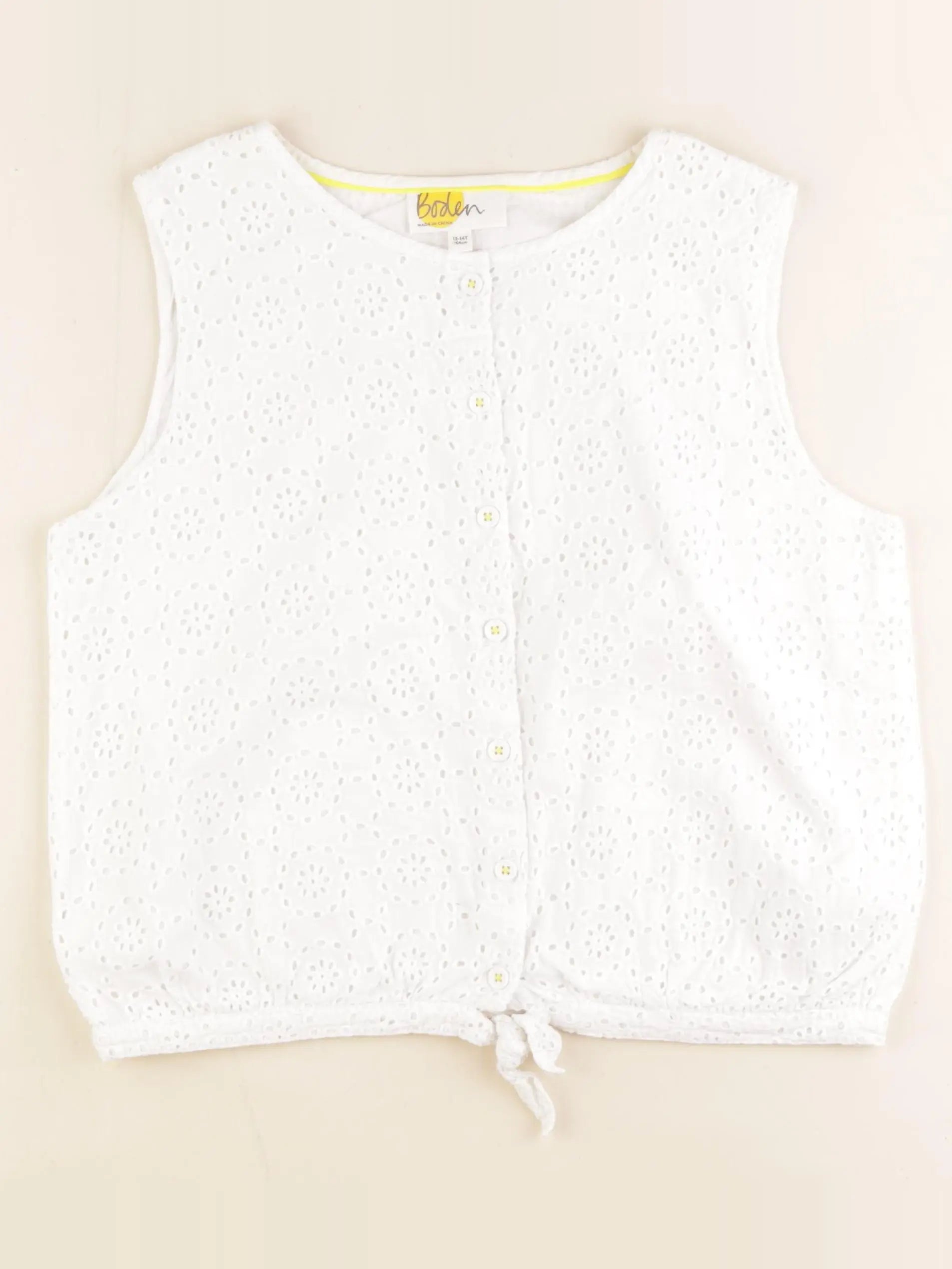 Boden - blouse blanc - 13/14 ans