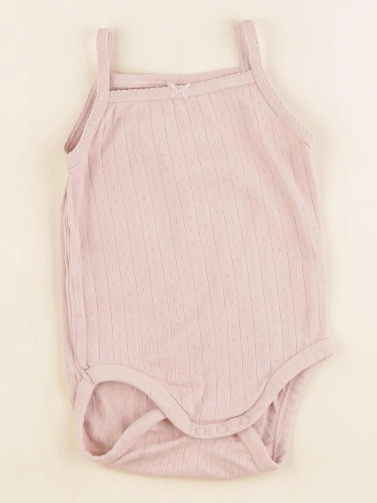 H&M - body rose - 9/12 mois